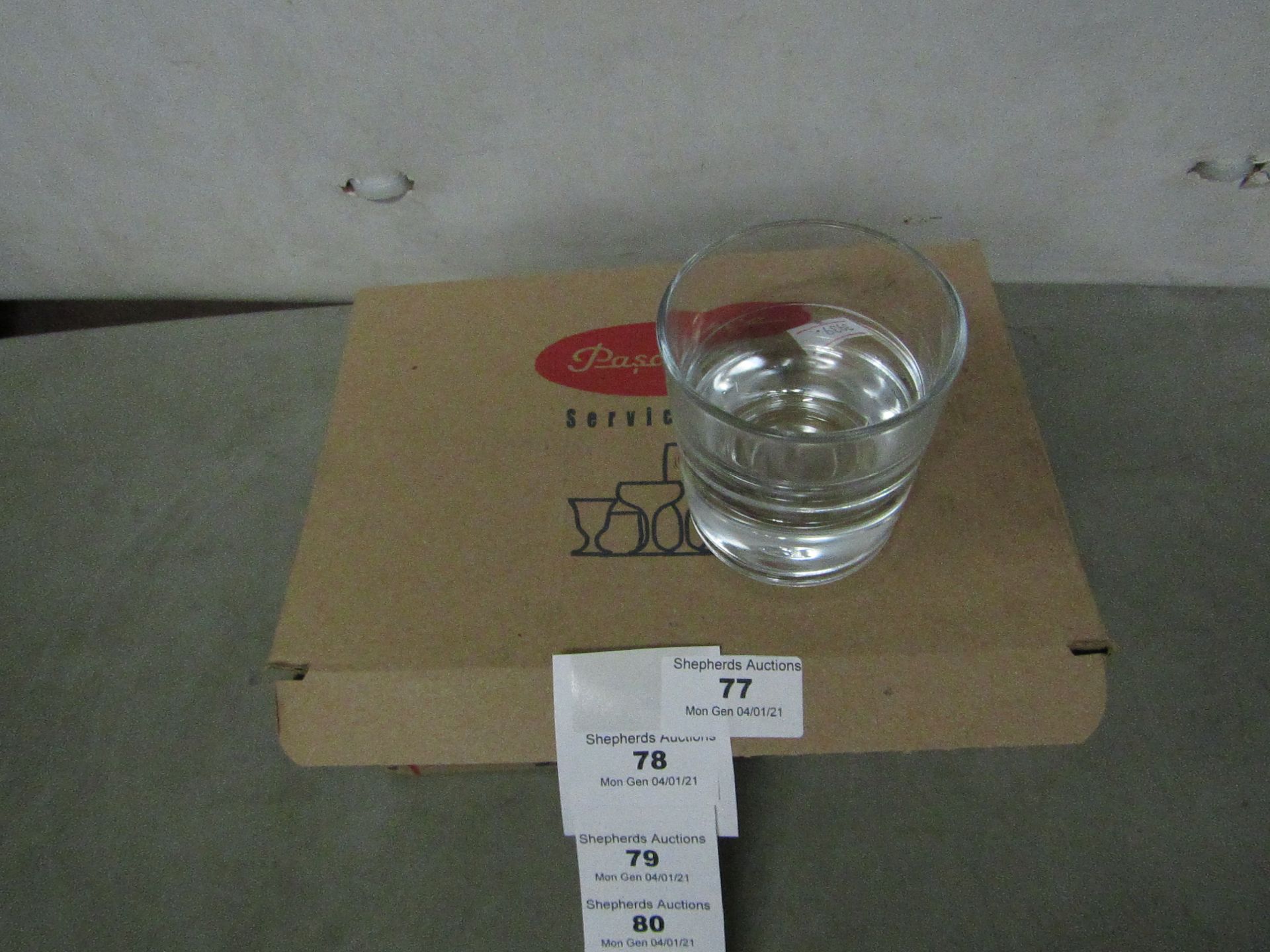 Pasabahce - Service Line Grande Tumber Glasses -135cc - Box of 6 - Unused & Boxed.