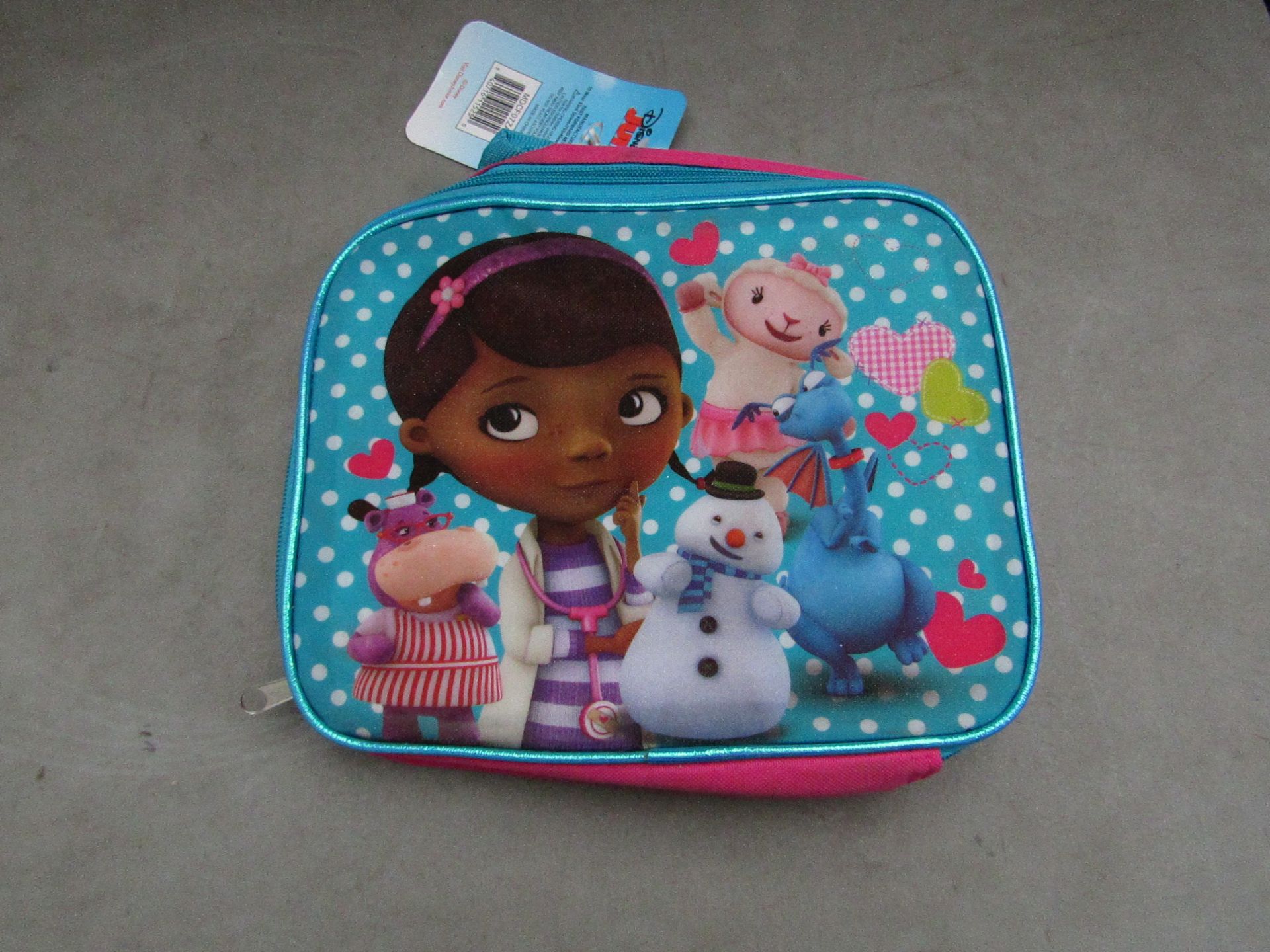 2x Disney - Doc Mcstuffins Lunch Bags - Unused With Original Tags.