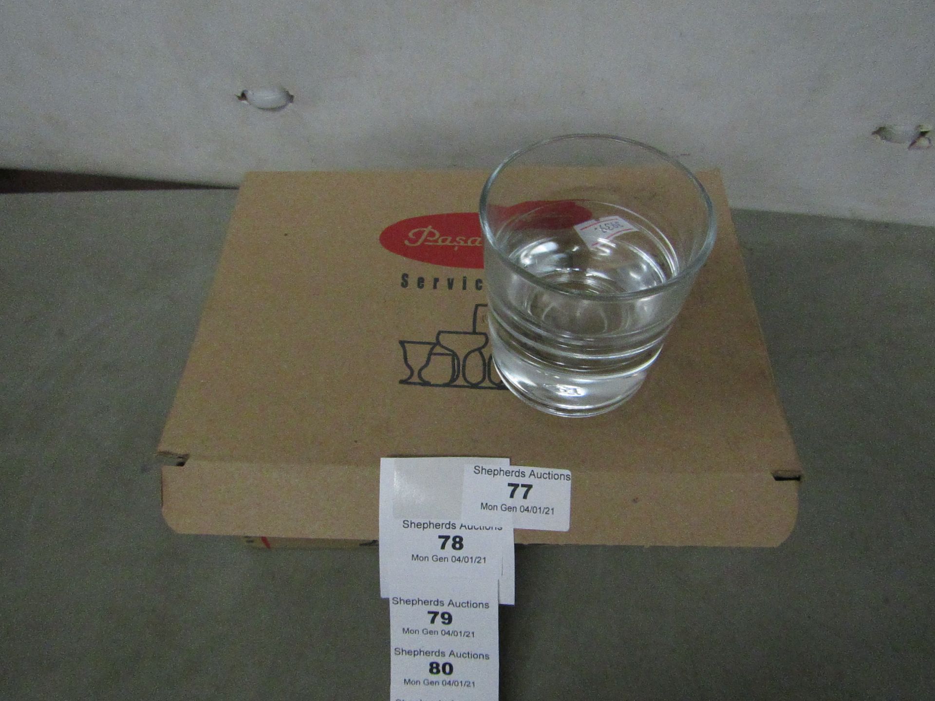 Pasabahce - Service Line Grande Tumber Glasses -135cc - Box of 6 - Unused & Boxed.