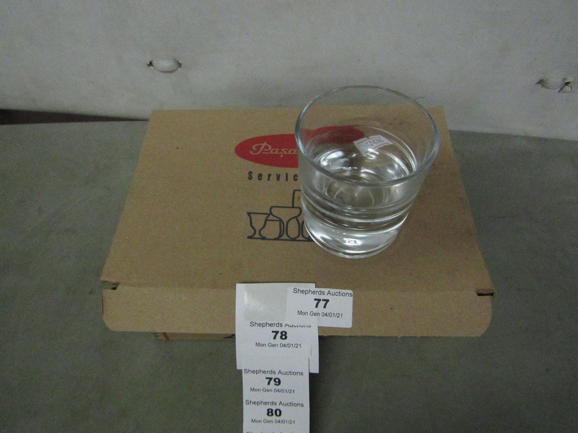 Pasabahce - Service Line Grande Tumber Glasses -135cc - Box of 6 - Unused & Boxed.