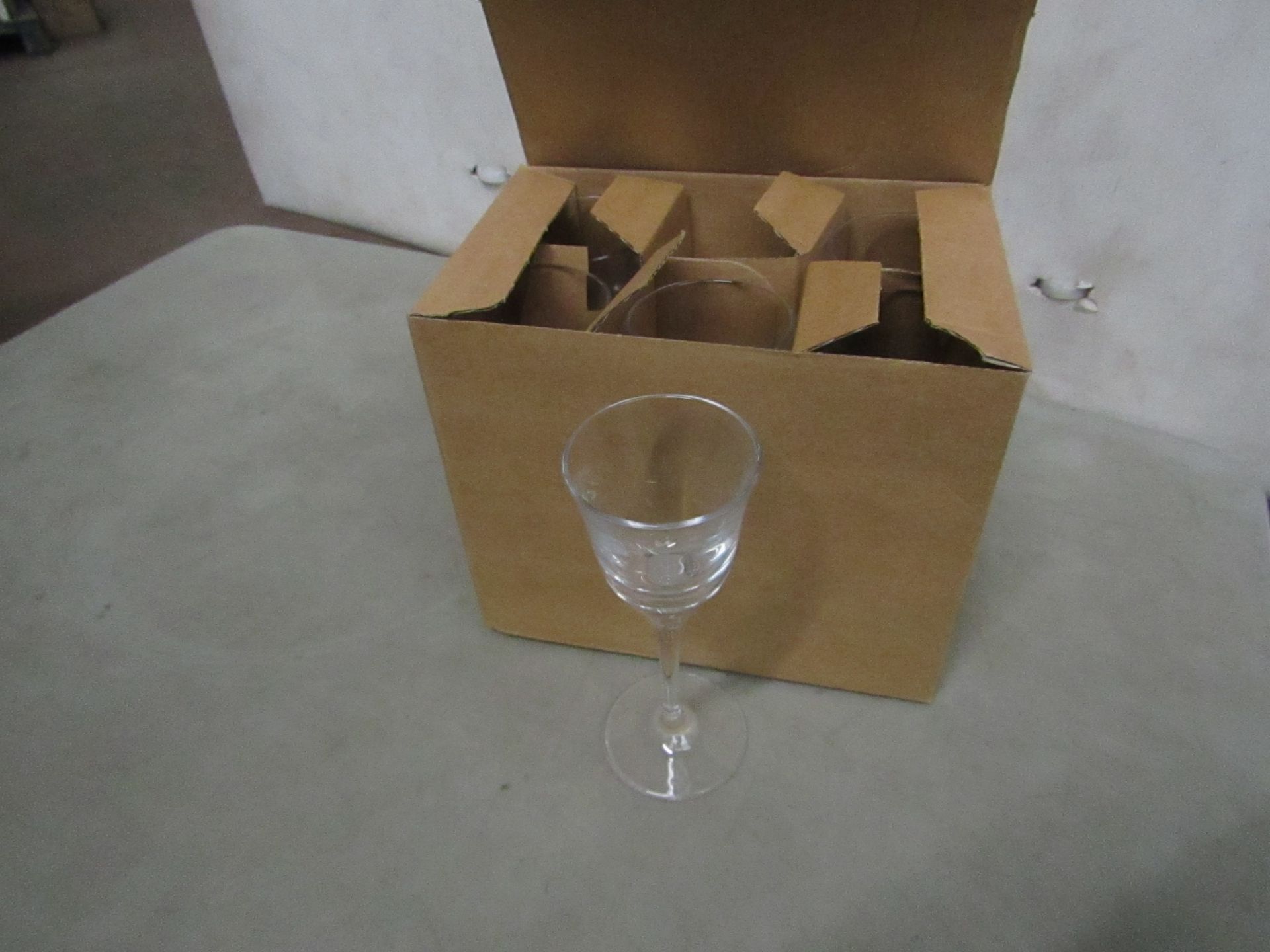 Long Stem Glasses (Box of 6) - New & Boxed.