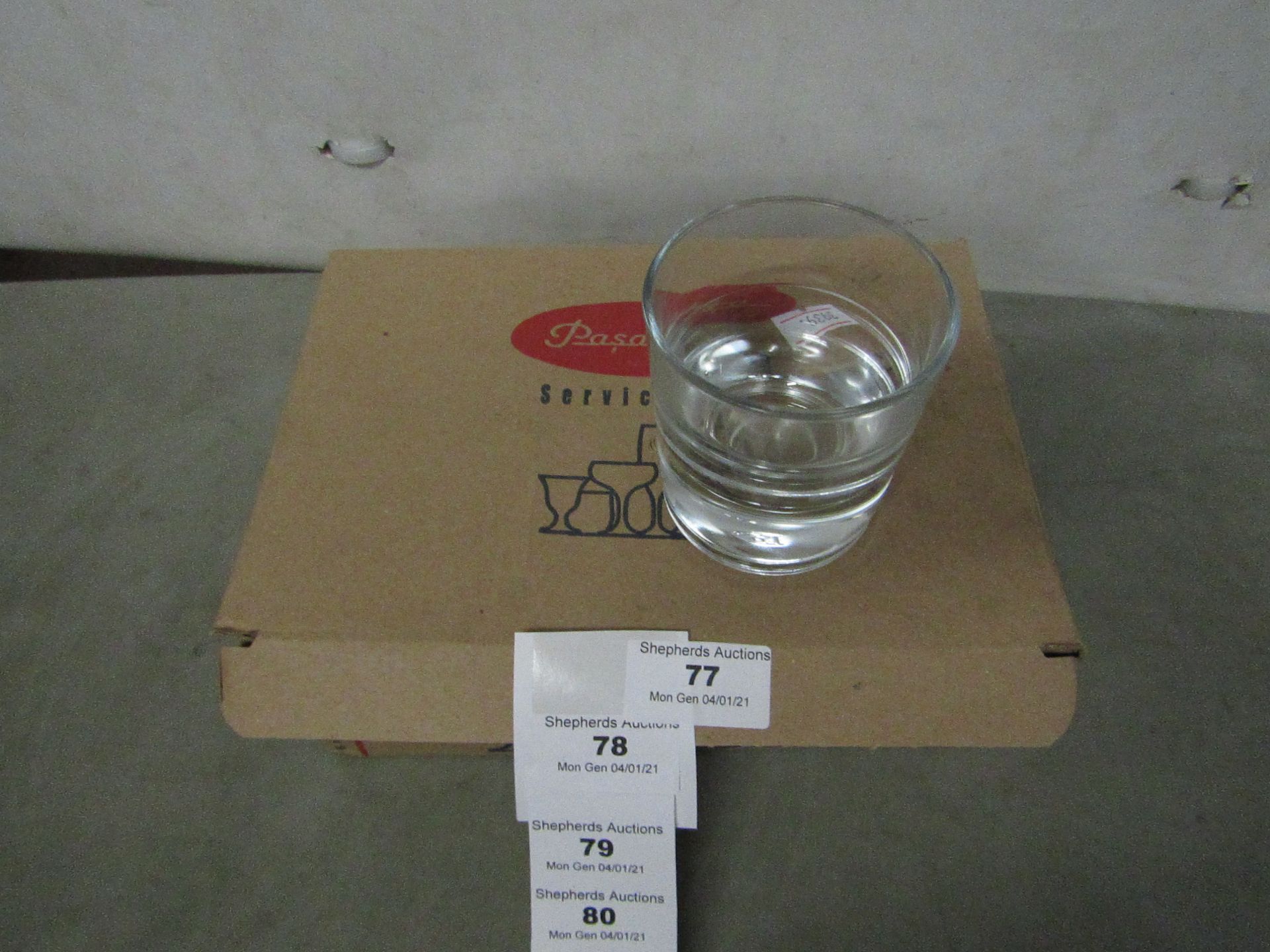 Pasabahce - Service Line Grande Tumber Glasses -135cc - Box of 6 - Unused & Boxed.