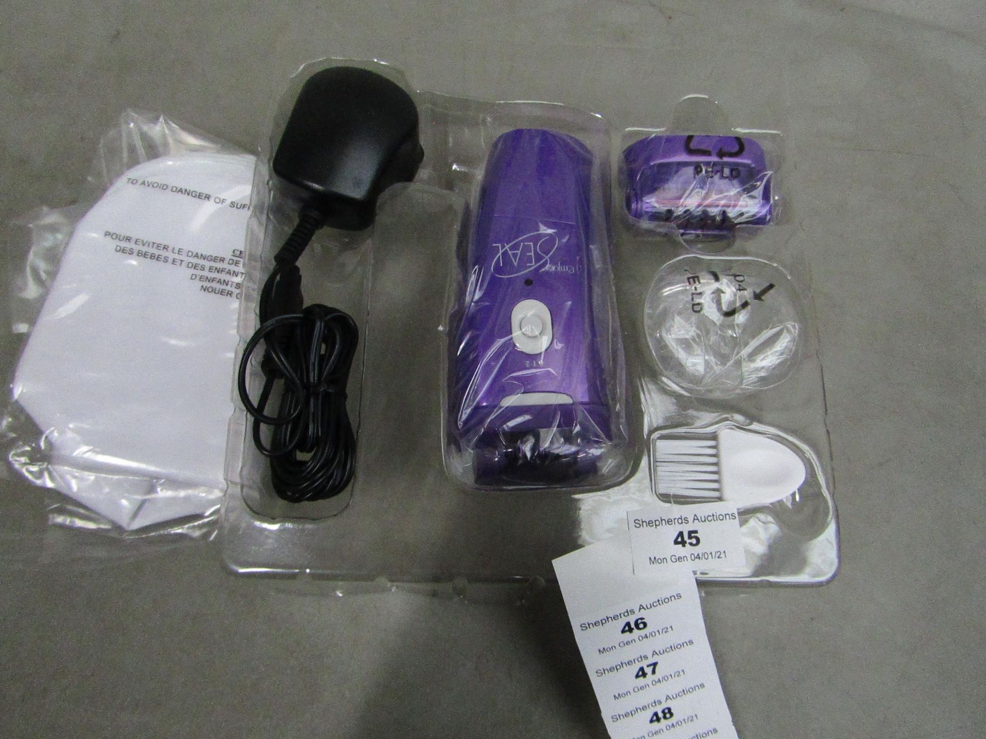 Emjoi Seal - Cordless Wet & Dry Epilation System - Unused & Boxed.