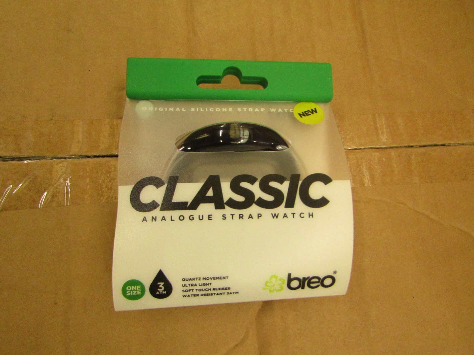 6 x Breo Classic Analogue Strap Watch. Packaged