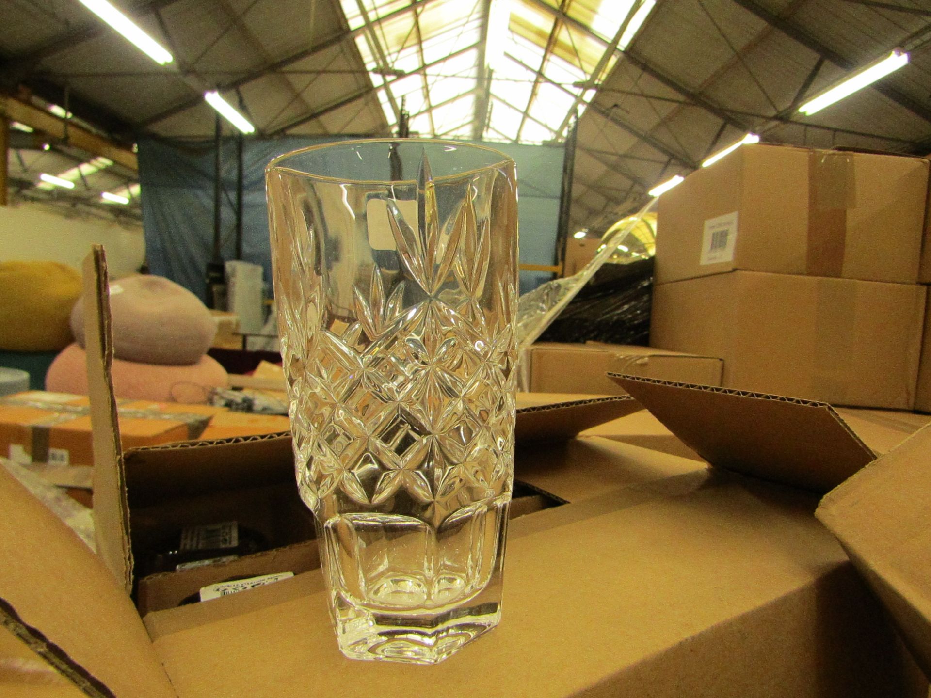 12 x 320ml Tumblers. New & boxed. See Image For Design