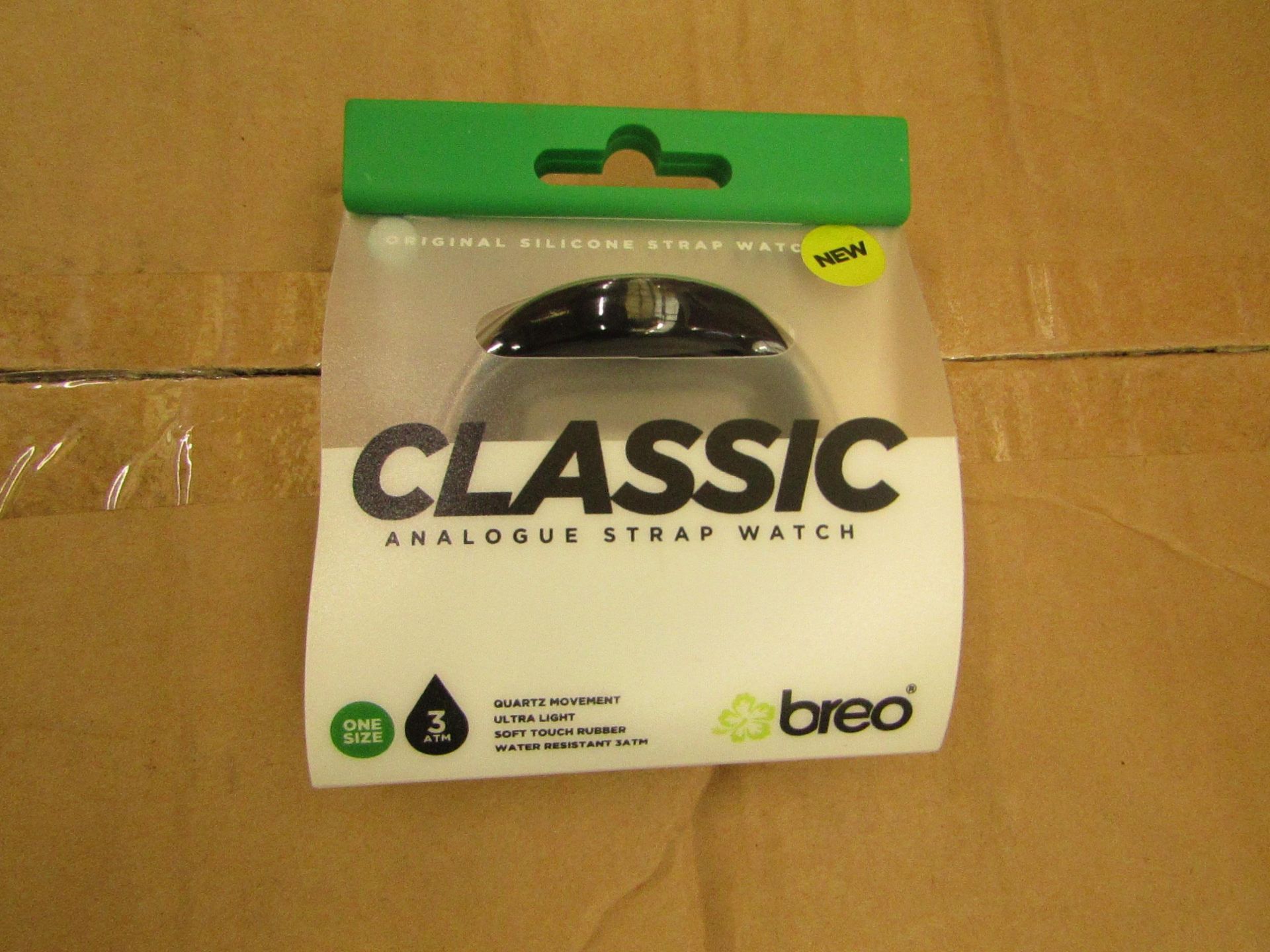 6 x Breo Classic Analogue Strap Watch. Packaged