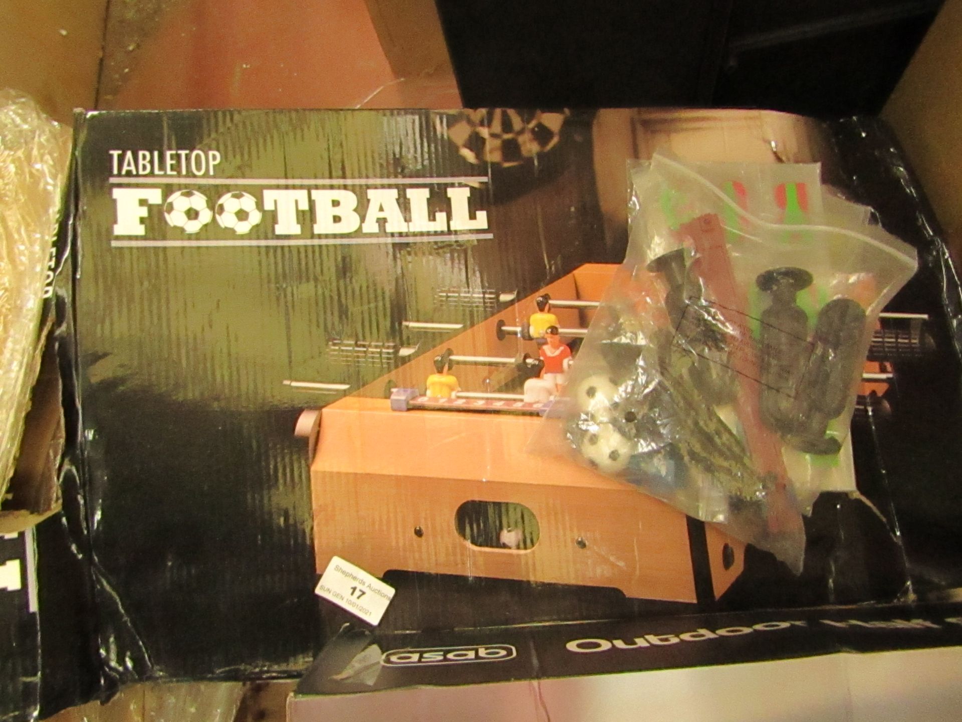 Tabletop Football Game. Boxed but unchecked