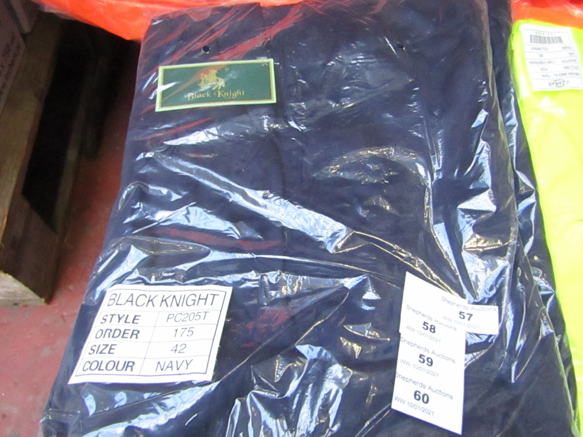 Black Knight - Navy Trousers - Size 42 - Unused & Packaged.