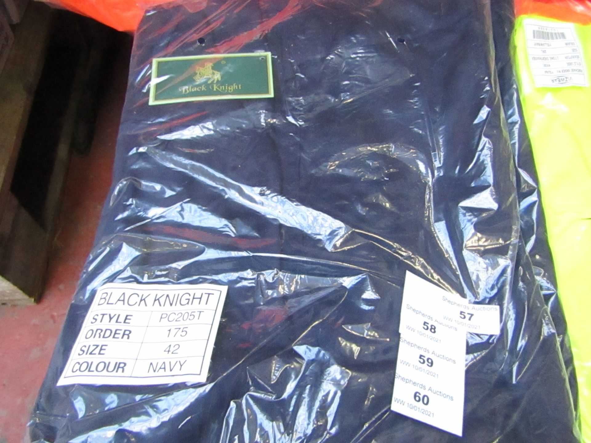 Black Knight - Navy Trousers - Size 42 - Unused & Packaged.