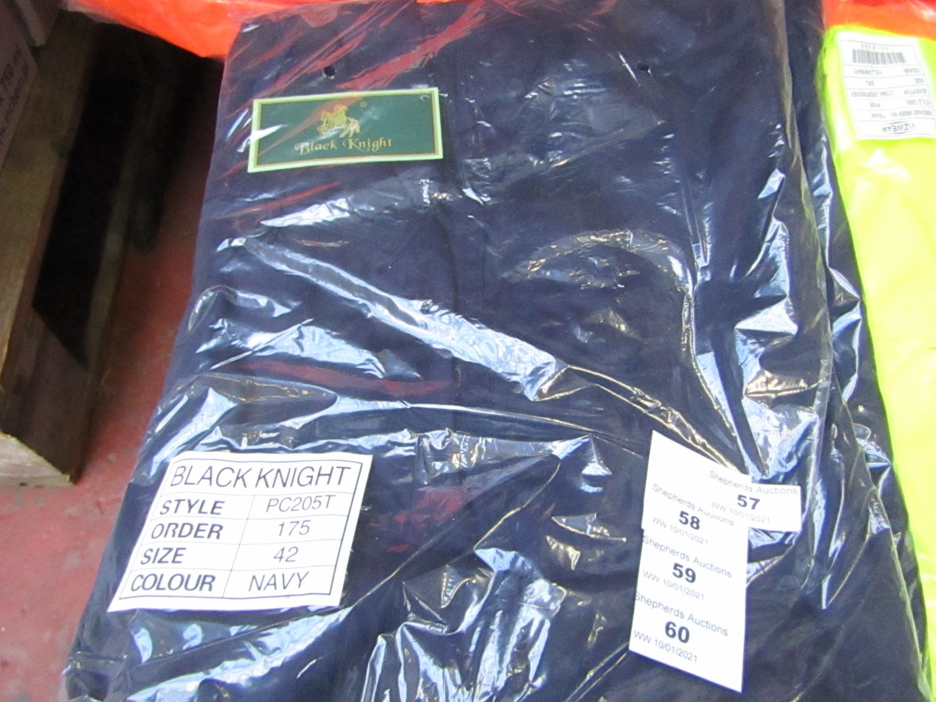 Black Knight - Navy Trousers - Size 42 - Unused & Packaged.