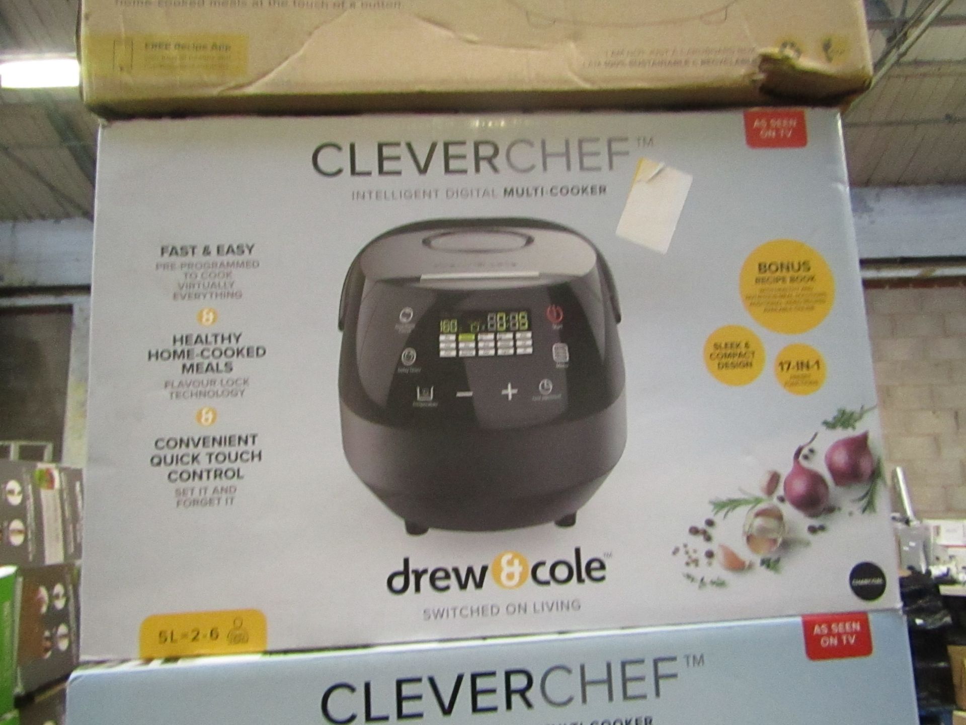 | 6X | DREW AND COLE CLEVER CHEF | BOXED AND UNCHECKED | NO ONLINE RESALE | SKU - | RRP £69.99 |