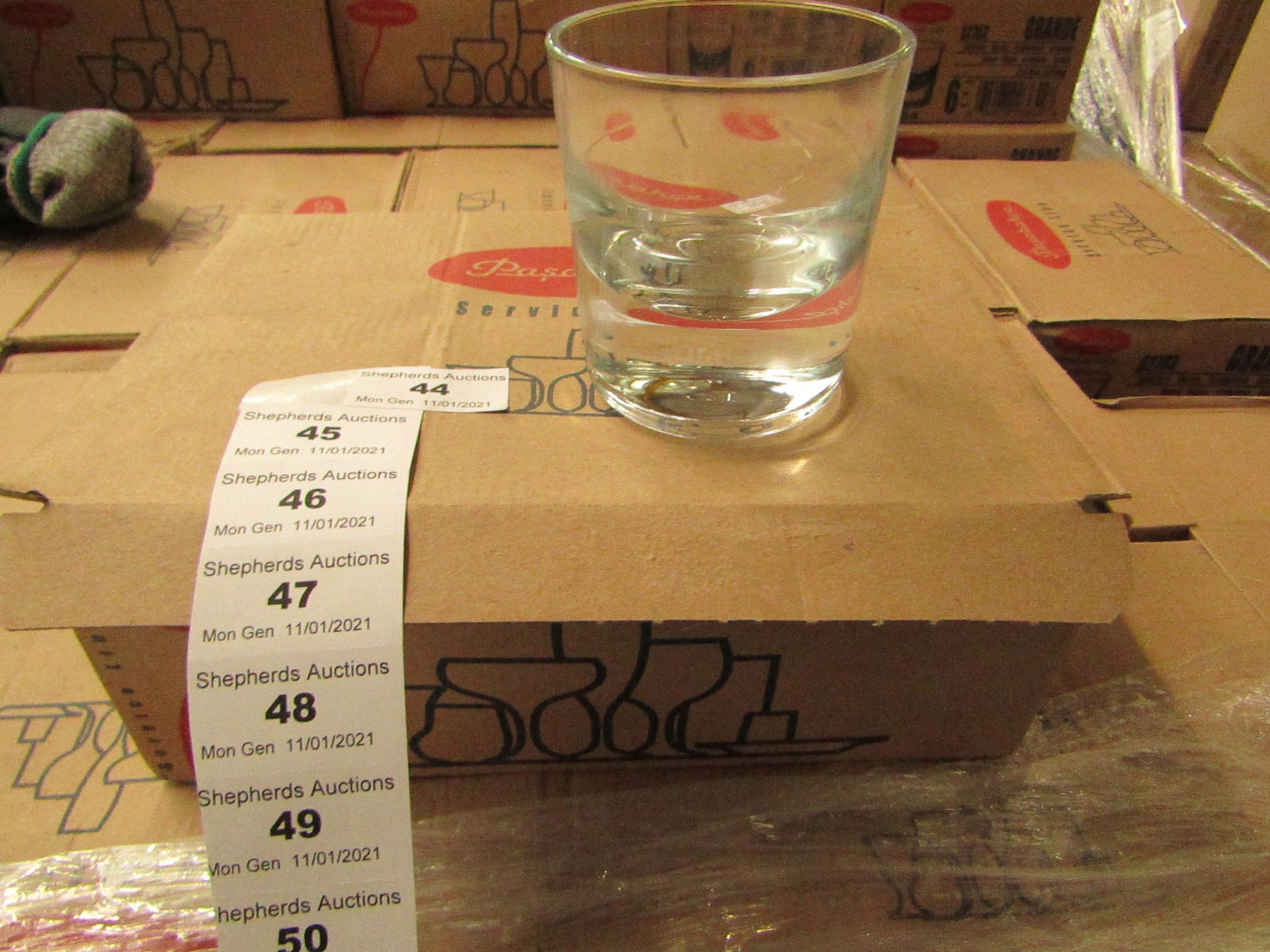 Pasabahce - Service Line Grande Tumber Glasses -135cc - Box of 6 - Unused & Boxed.