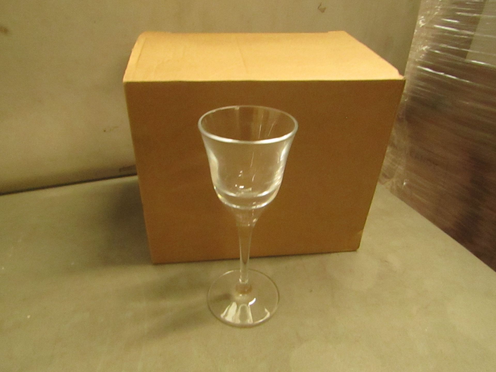 Long Stem Glasses (Box of 6) - New & Boxed.