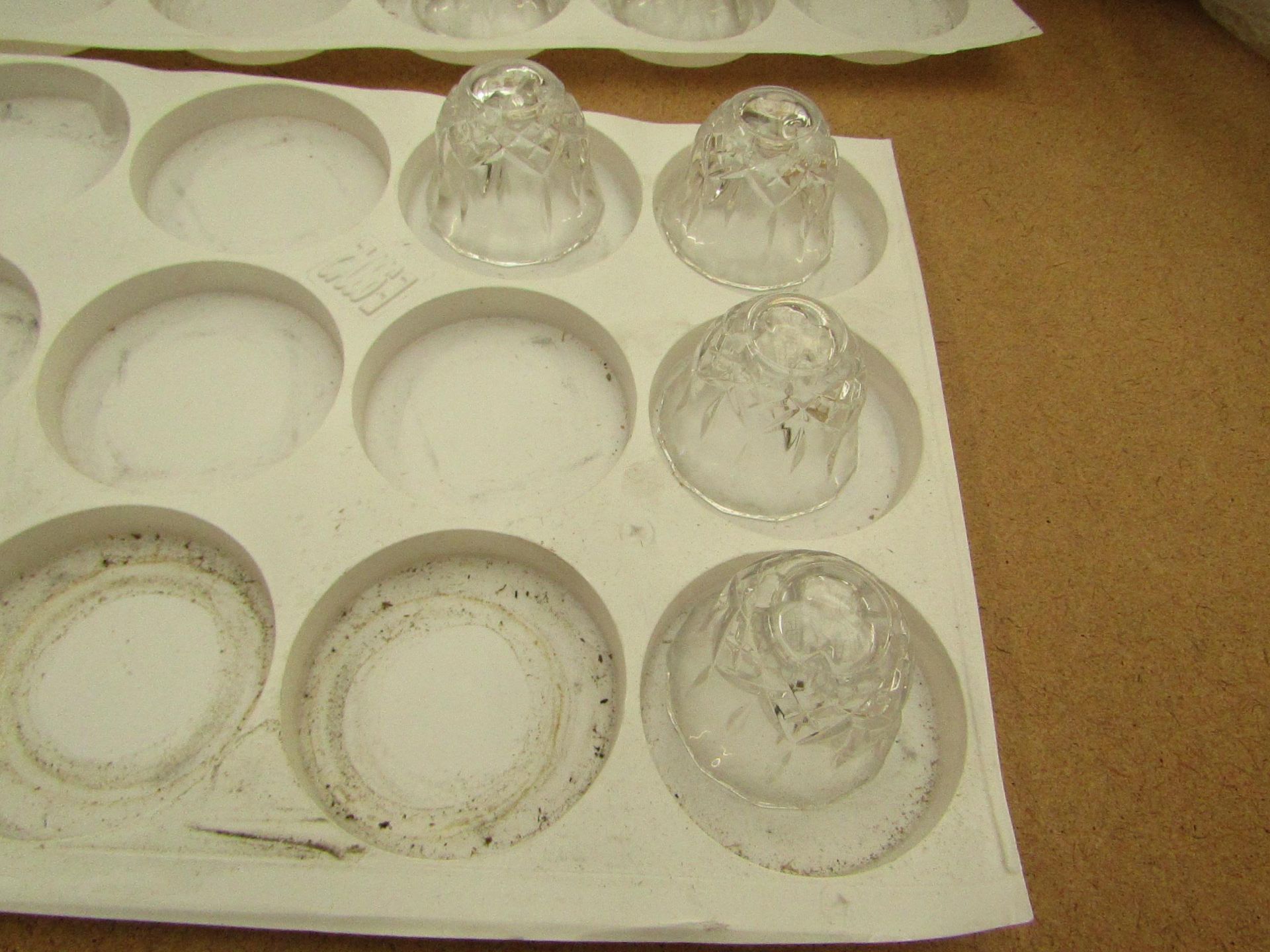 21x Clear Glass Candle Holder (Taper Candle) - All Unused.