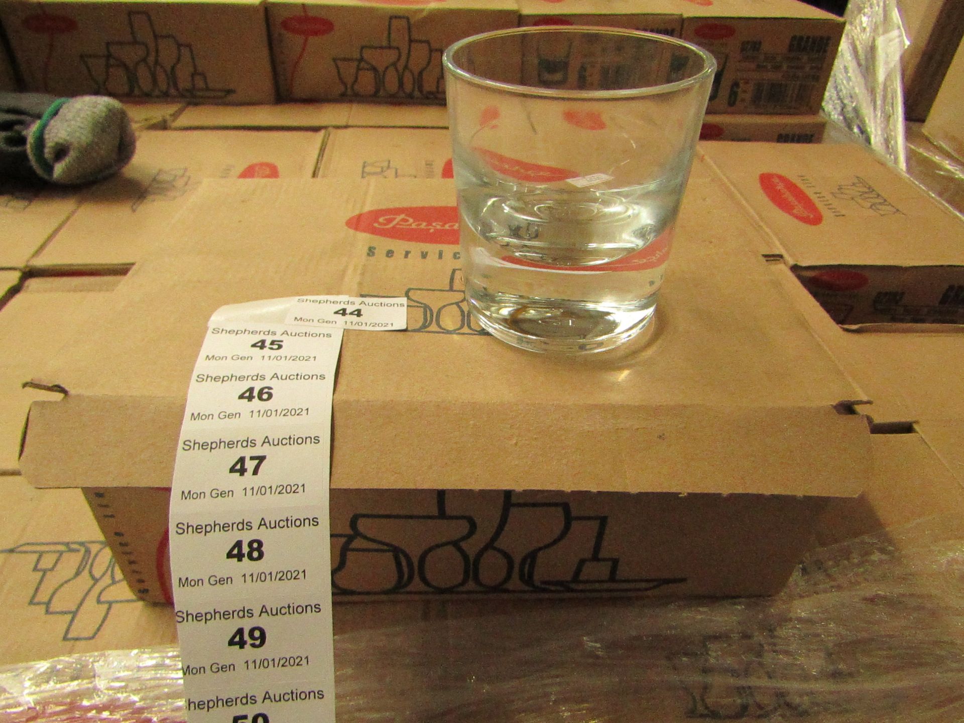 Pasabahce - Service Line Grande Tumber Glasses -135cc - Box of 6 - Unused & Boxed.