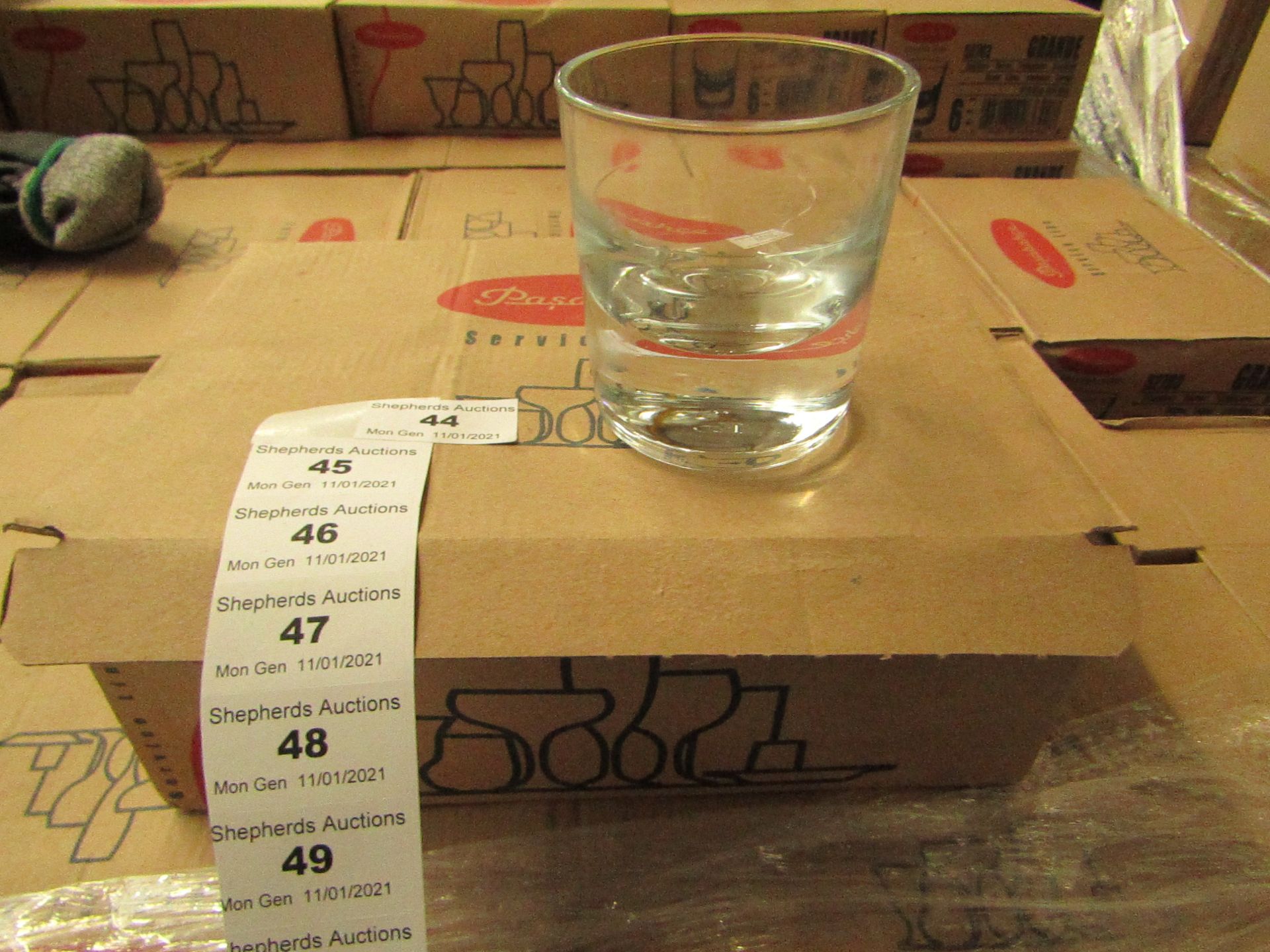 Pasabahce - Service Line Grande Tumber Glasses -135cc - Box of 6 - Unused & Boxed.