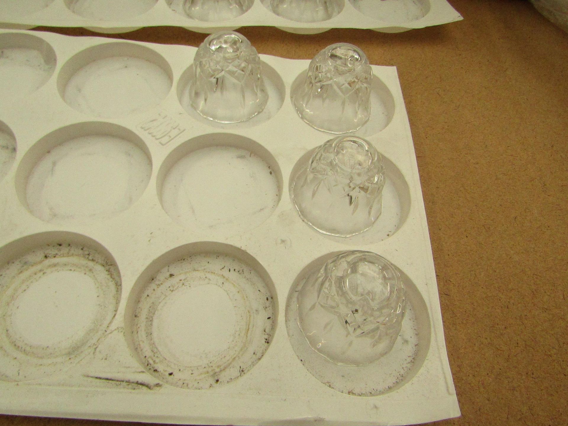 21x Clear Glass Candle Holder (Taper Candle) - All Unused.