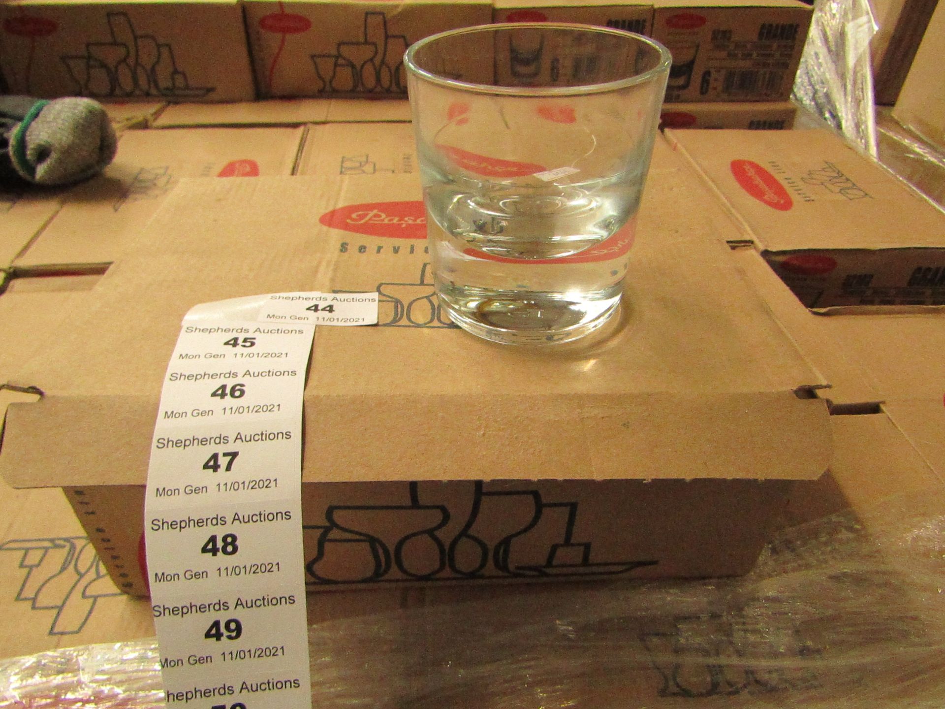 Pasabahce - Service Line Grande Tumber Glasses -135cc - Box of 6 - Unused & Boxed.