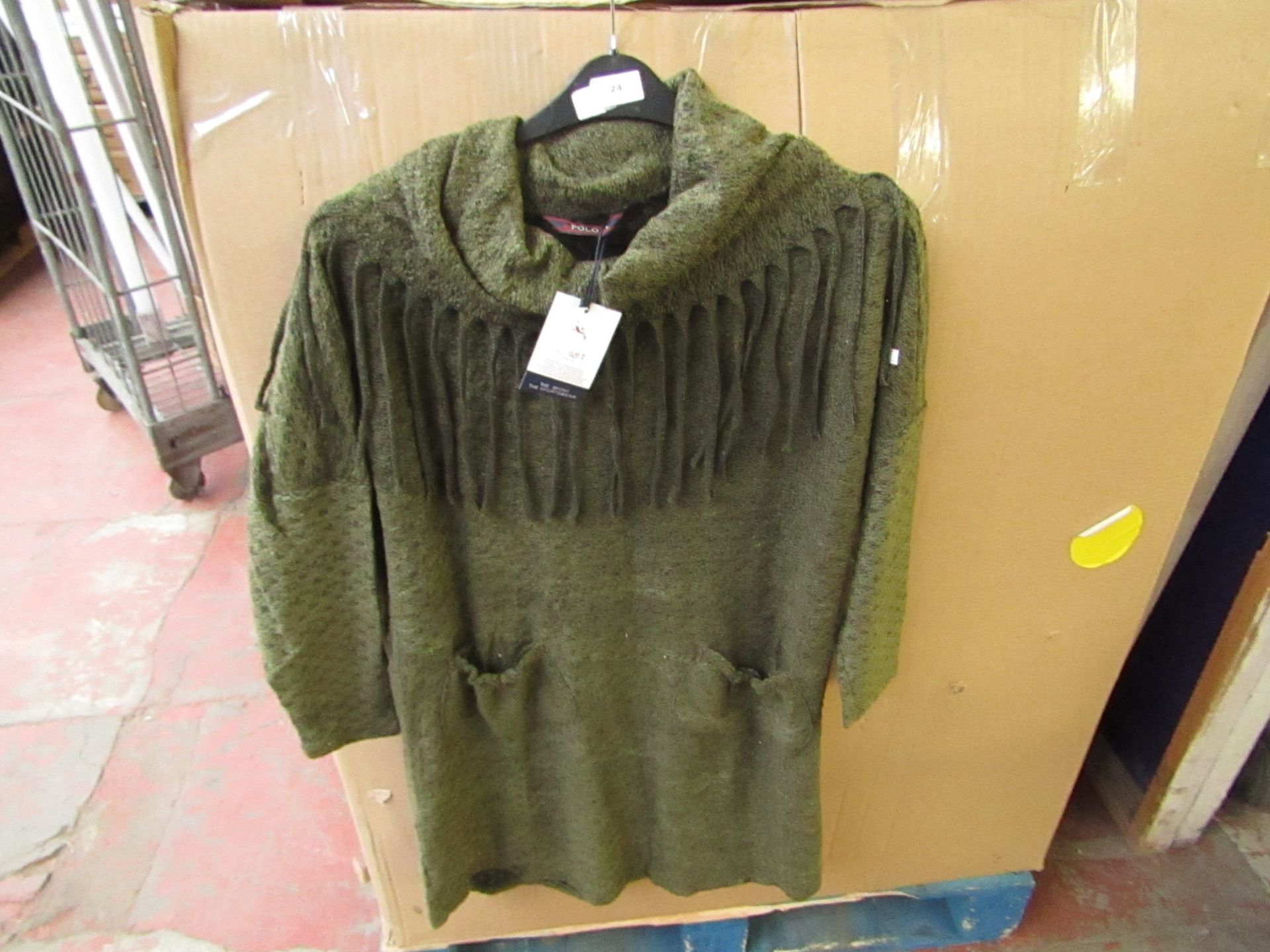 My Polo Dress Knitted GreenSize L With Tags