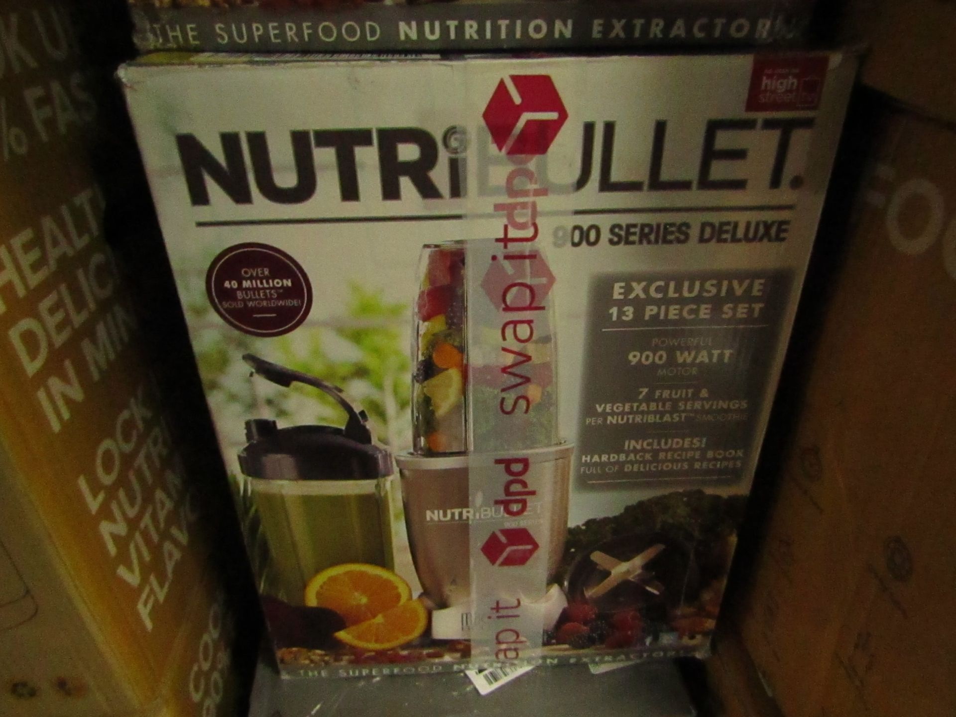 | 6X | NUTRI BULLET 900 SERIES | UNCHECKED AND BOXED | NO ONLINE RE-SALE | SKU C5060191467353 |