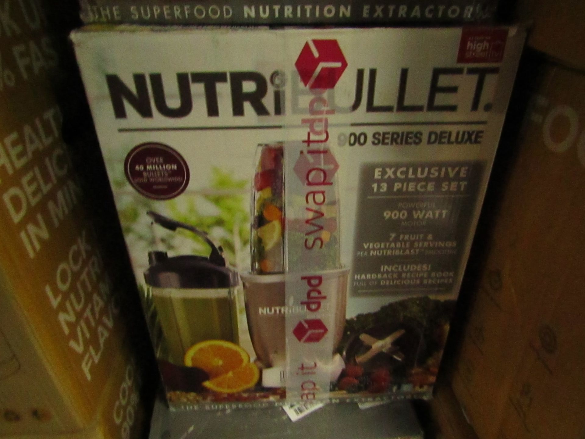 | 6X | NUTRI BULLET 900 SERIES | UNCHECKED AND BOXED | NO ONLINE RE-SALE | SKU C5060191467353 |