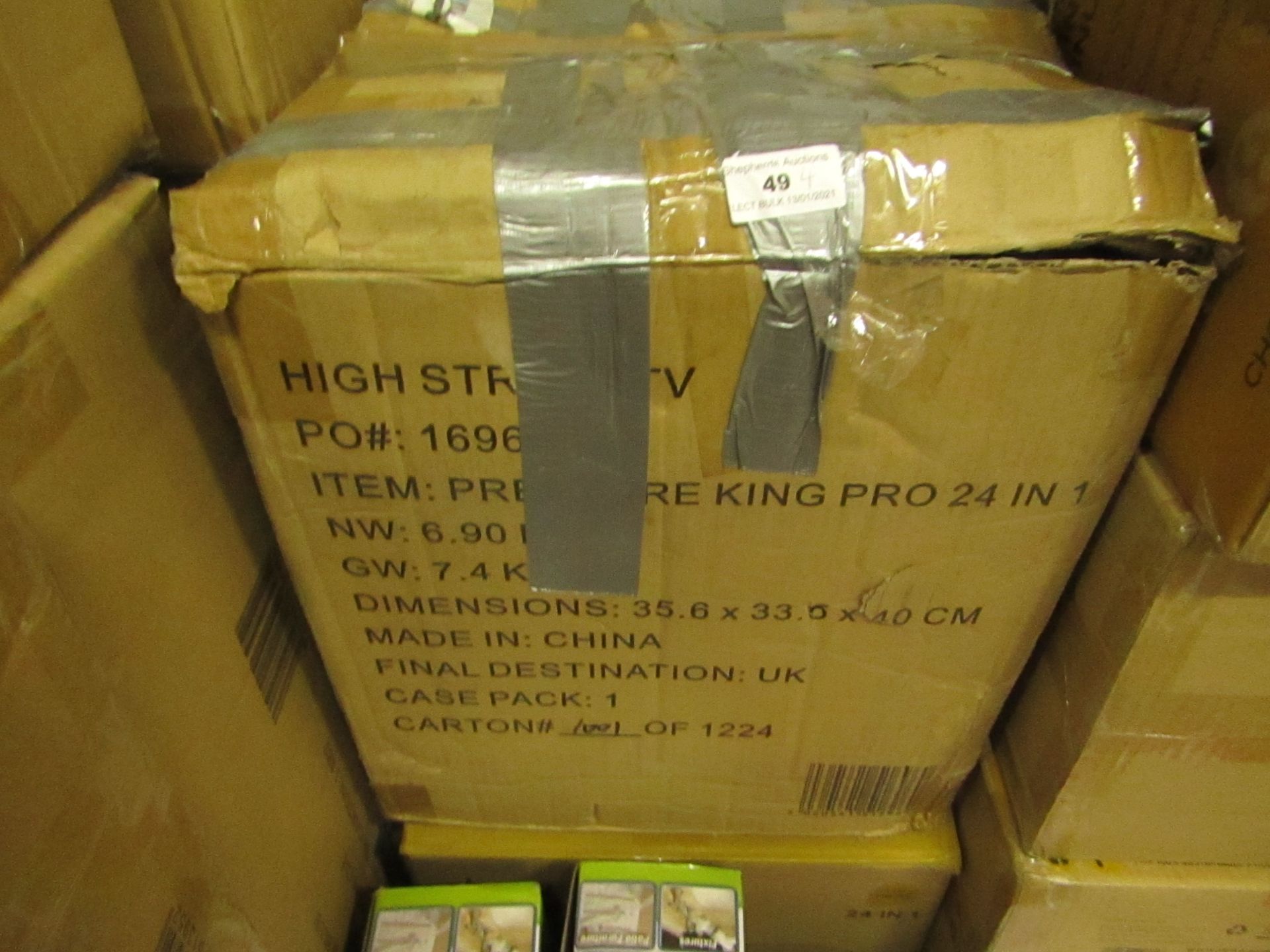 | 4X | 24 IN 1 PRESSURE KING PRO | BOXED AND UNCHECKED | NO ONLINE RESALE | SKU C5060541516809 | RRP