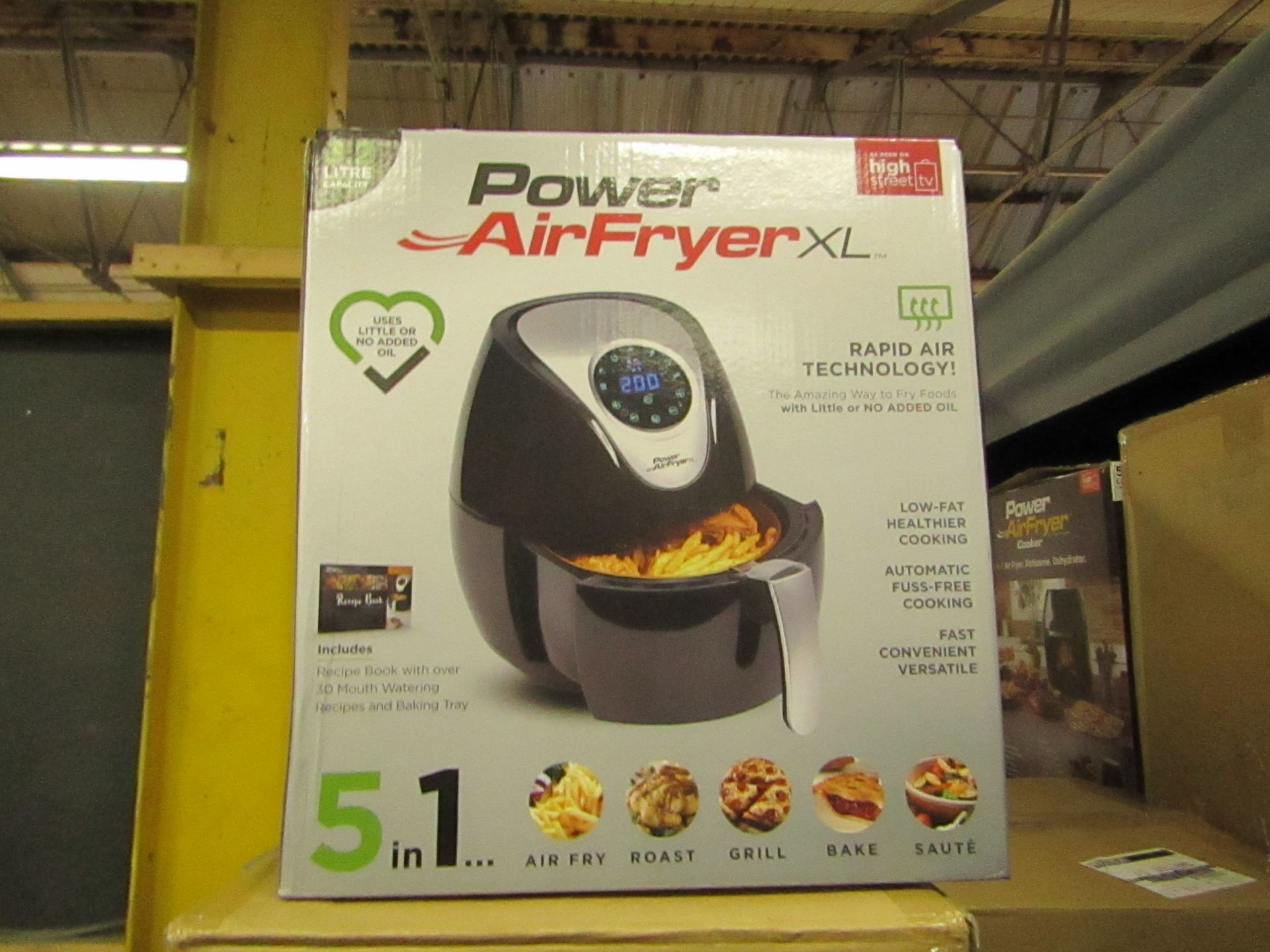 | 4X | POWER AIR FRYER 3.2L | UNCHECKED AND BOXED | NO ONLINE RE-SALE | SKU 5060191468053 | RRP £