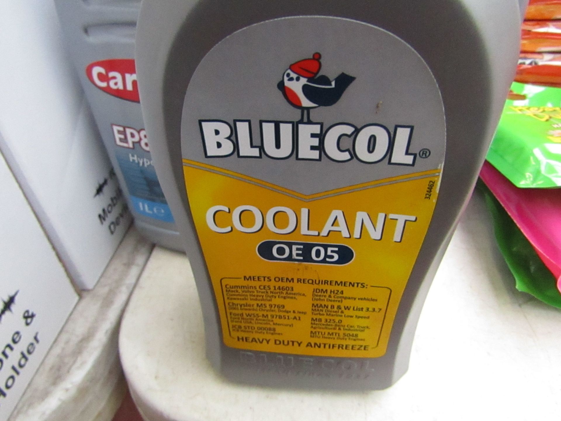 1x Bluecol - Coolant OE05 Heavy Duty - 1 Litre - Unused.