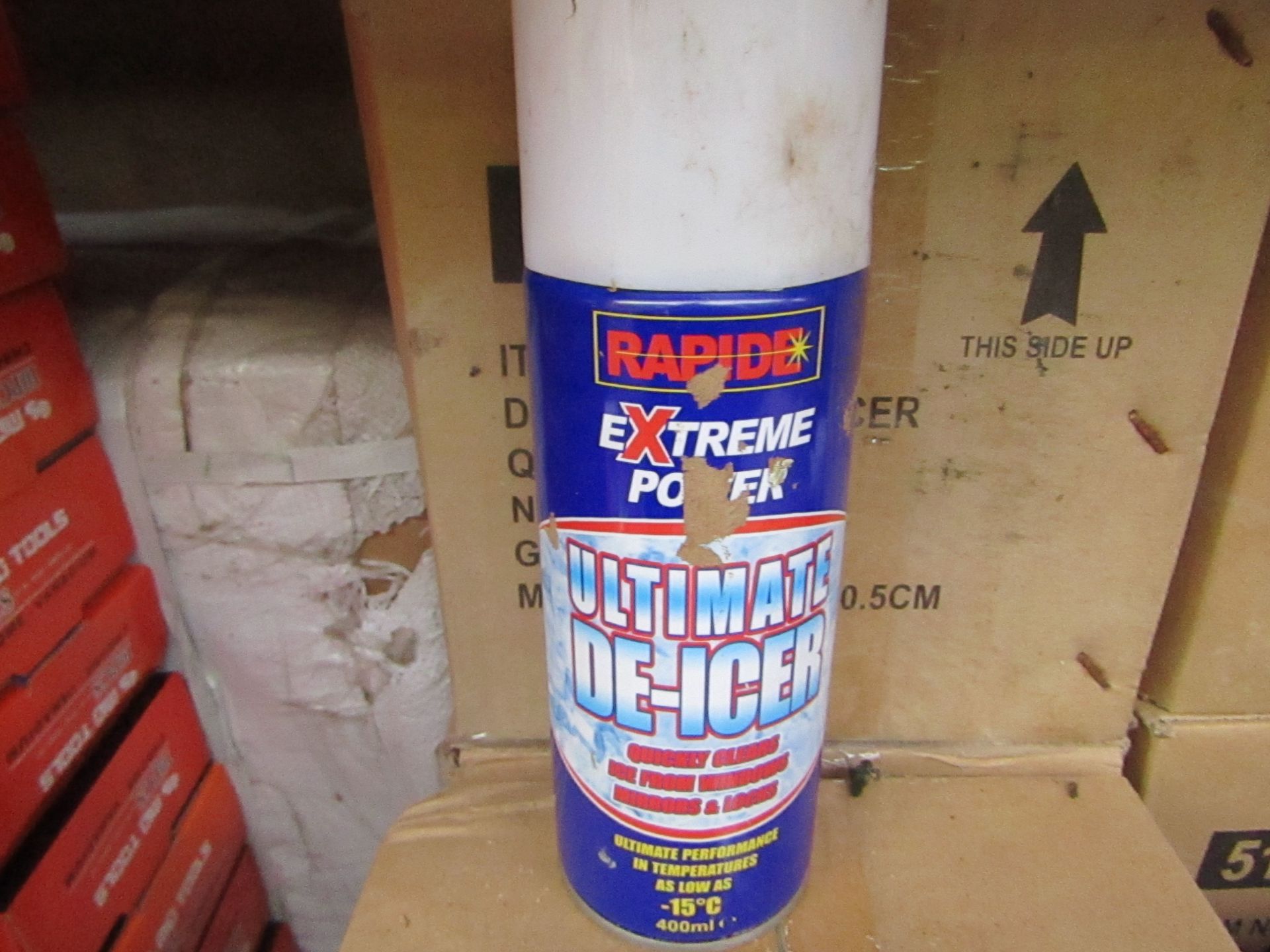 Rapide - Extreme Power Ultimate De-Icer - 400ml (Box of 12 Units) - All Unused & Boxed.