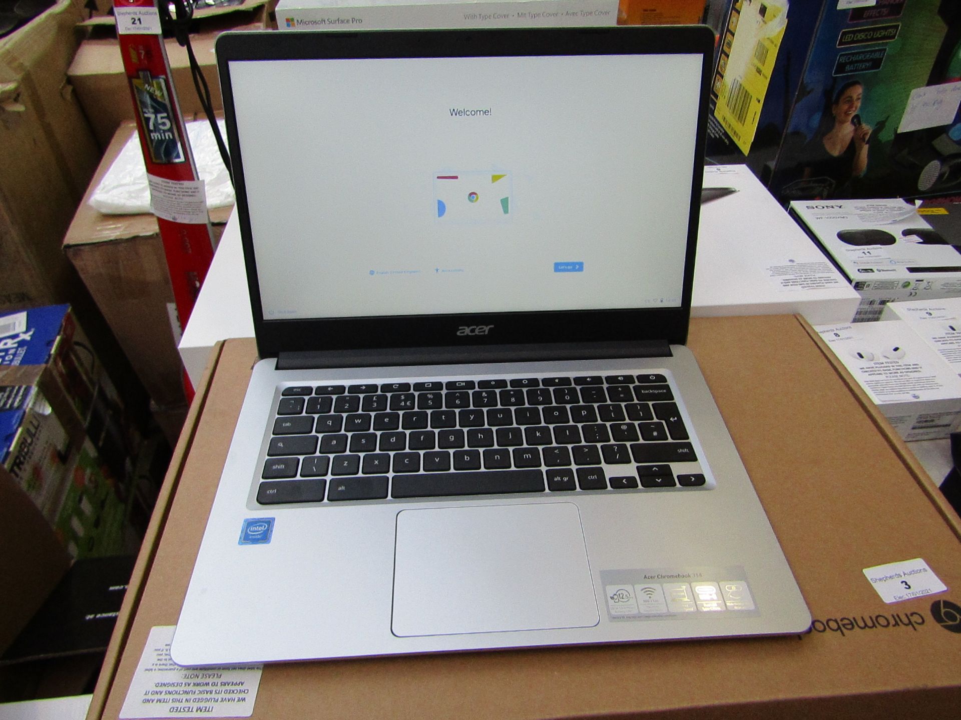 Acer Chromebook 314 Touch 14" Chromebook - Intel® Celeron®, 64 GB eMMC, tested working for main