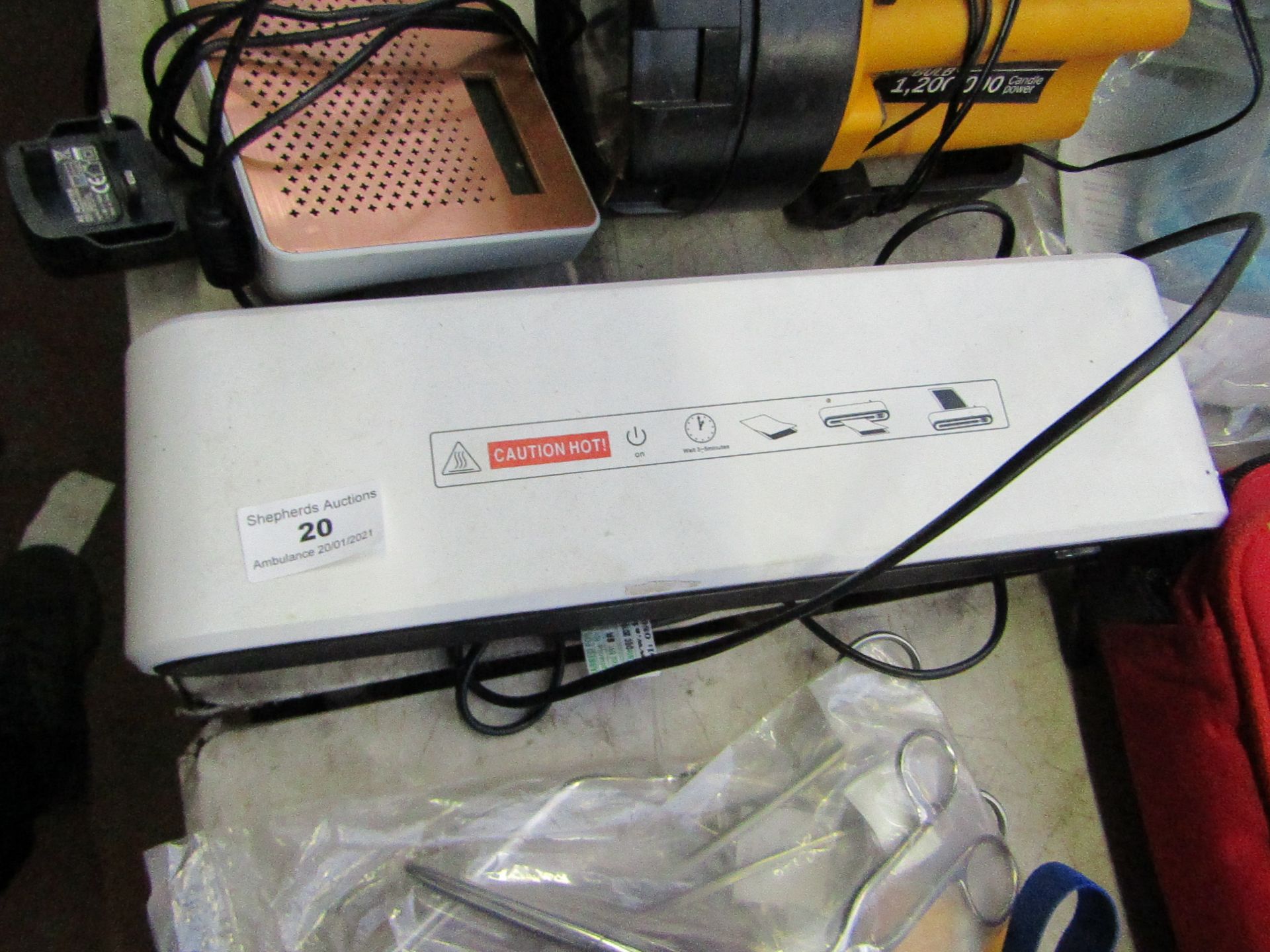 A4 Laminator - Used Condition & Untested.