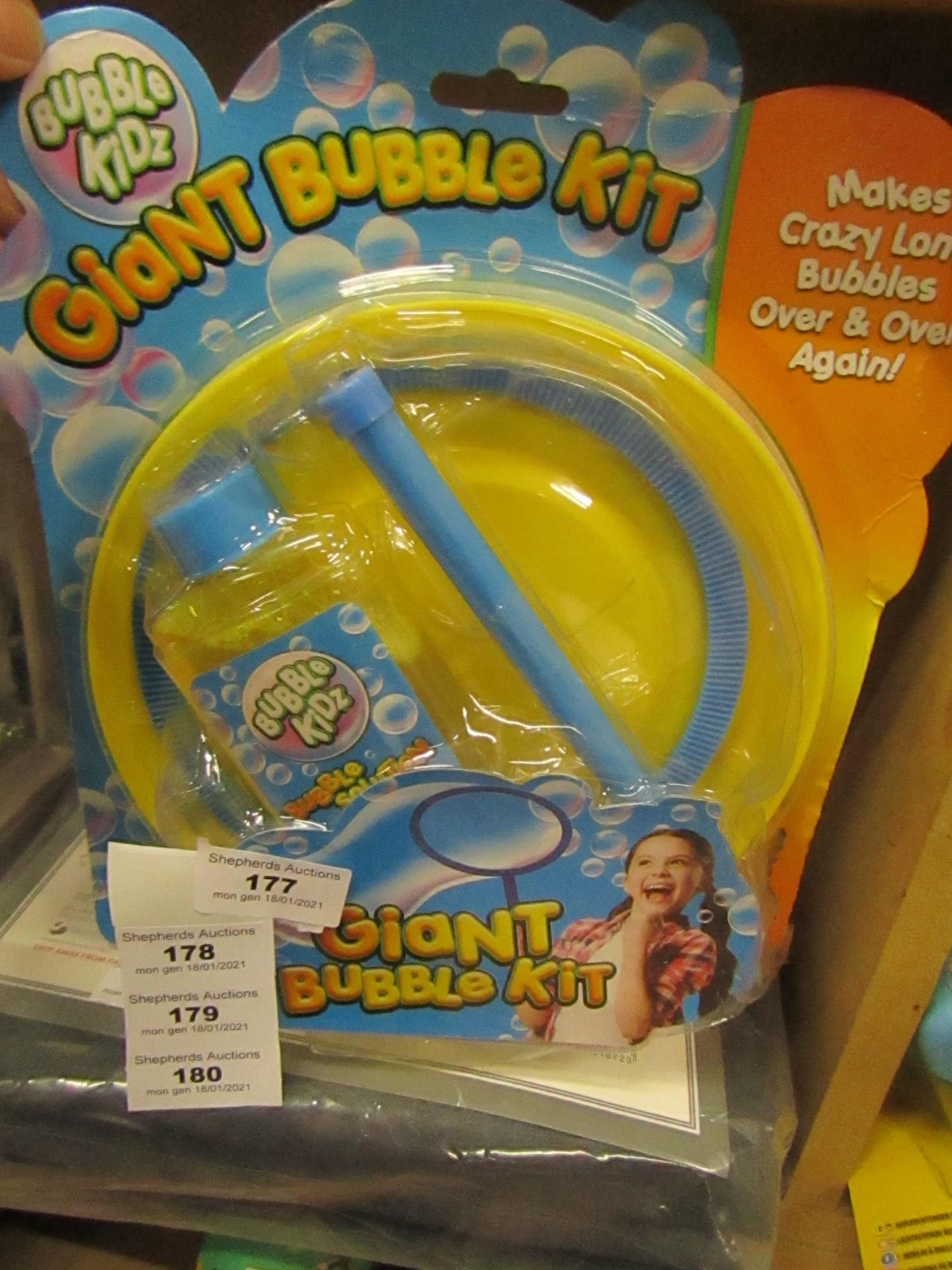 Bubble Kidz - Giant Bubble Kit - Unused & Packaged.