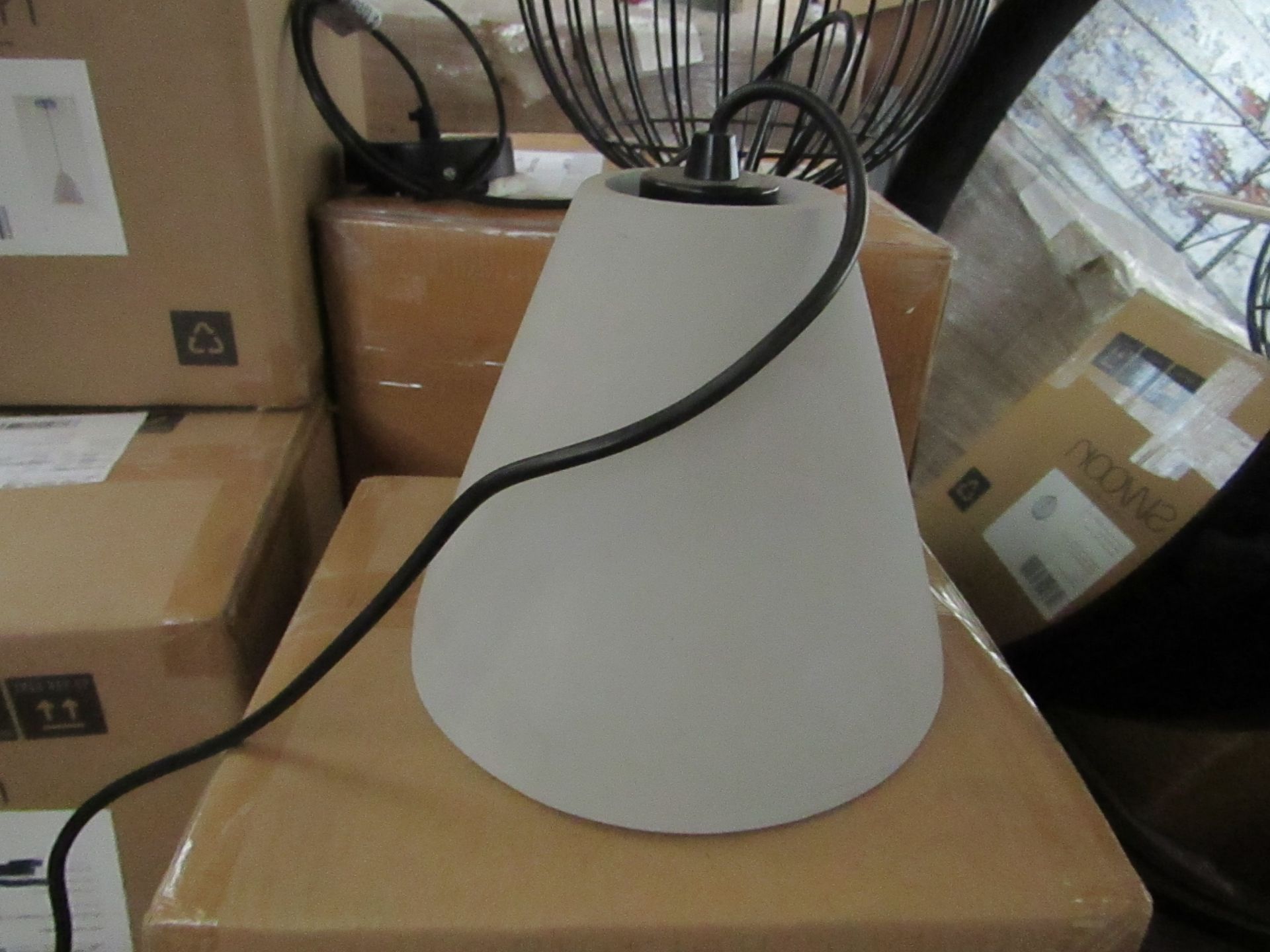 | 1X | SWOON HEBE PENDANT LIGHT | LOOKS UNUSED (NO GUARANTEE) | RRP £59.99 |