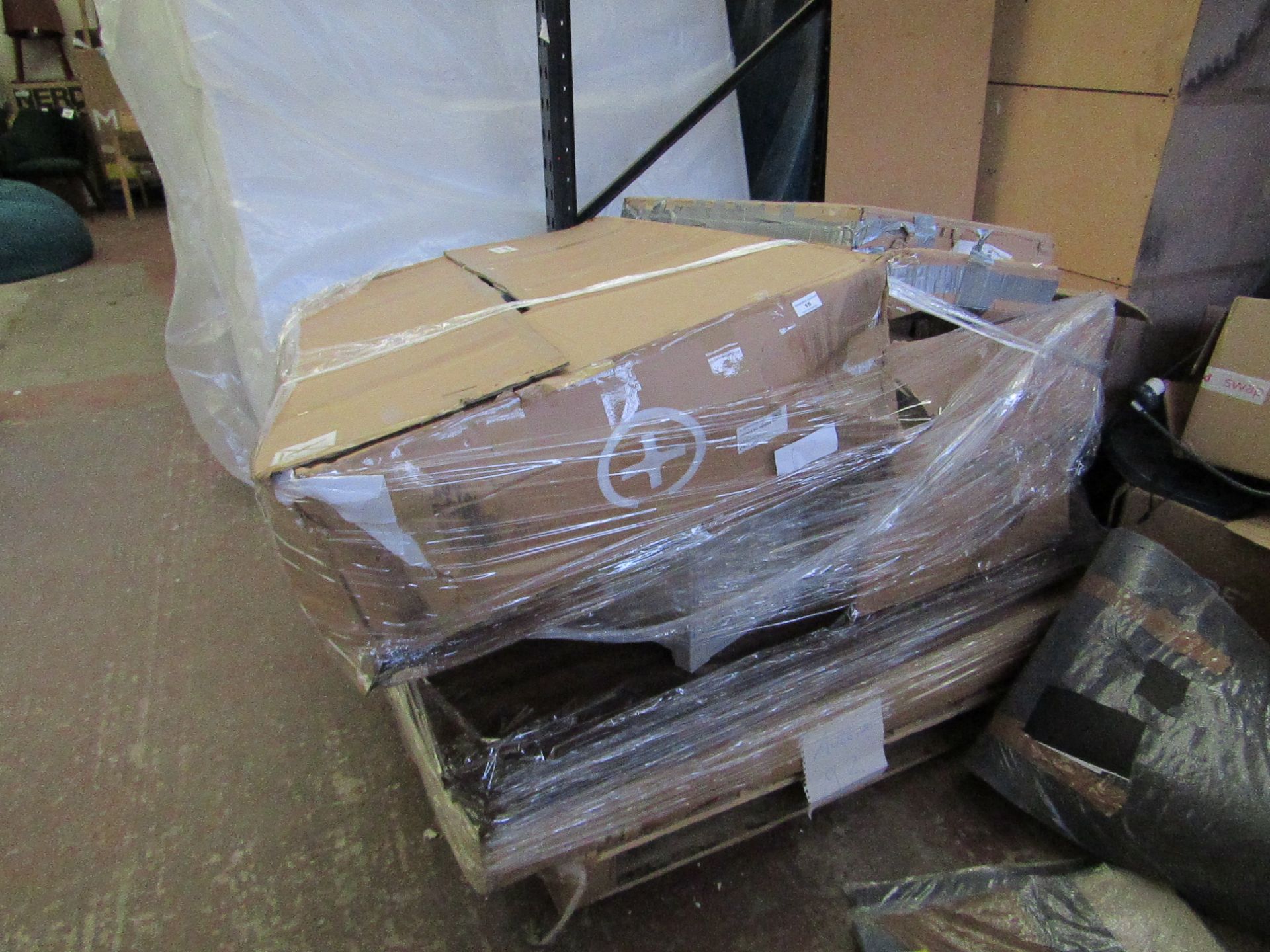 | 1X | PALLET OF MADE.COM RETURNS ALL WITH EITHER DAMAGE OR PARTS MISSING | CUSTOMER RETURNS |