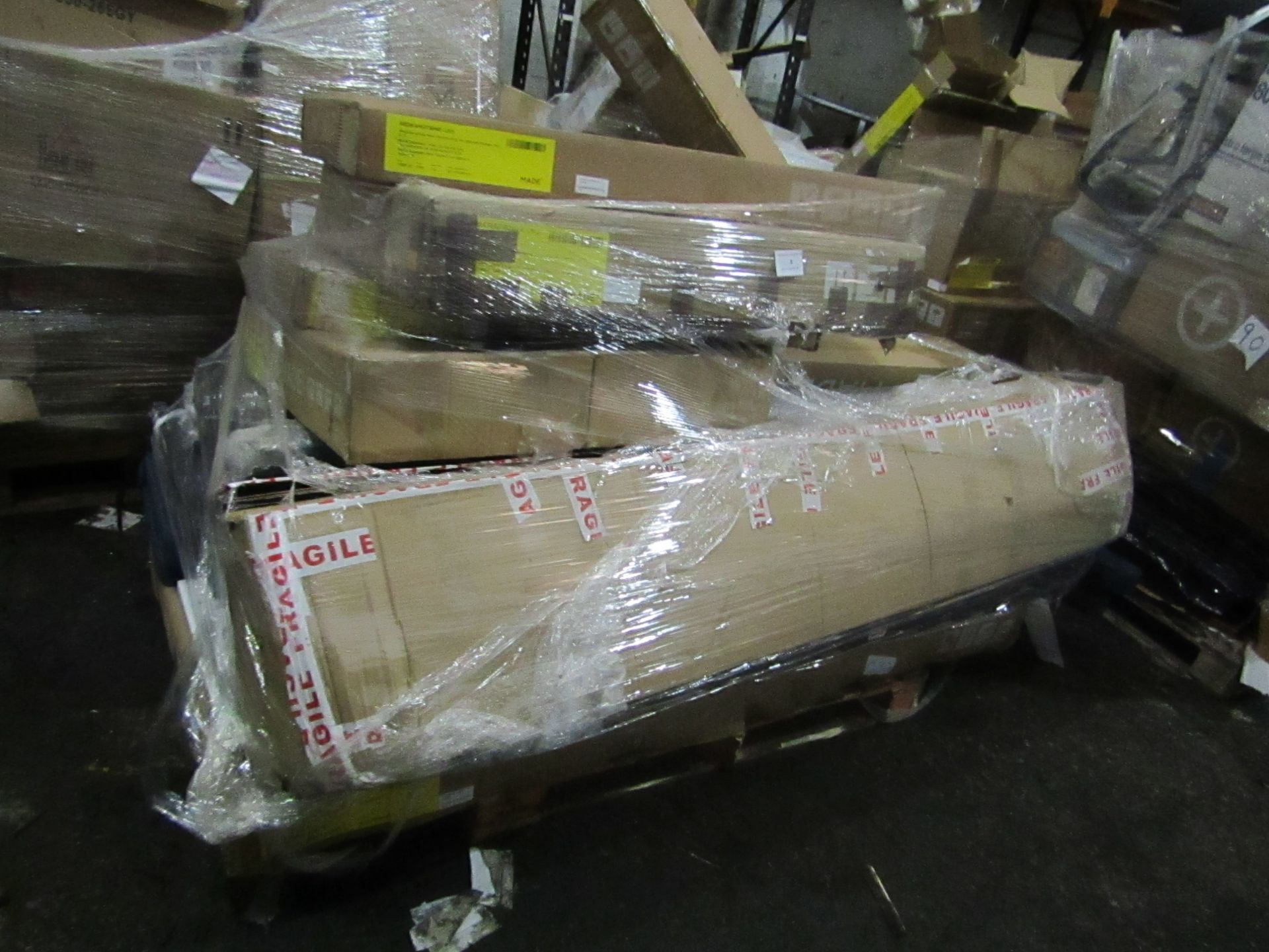 | 1X | PALLET OF MADE.COM RAW CUSTOMER RETURNS BED PARTS, CONDITION CAN RANGE BETWEEN NEW, UNWANTED,