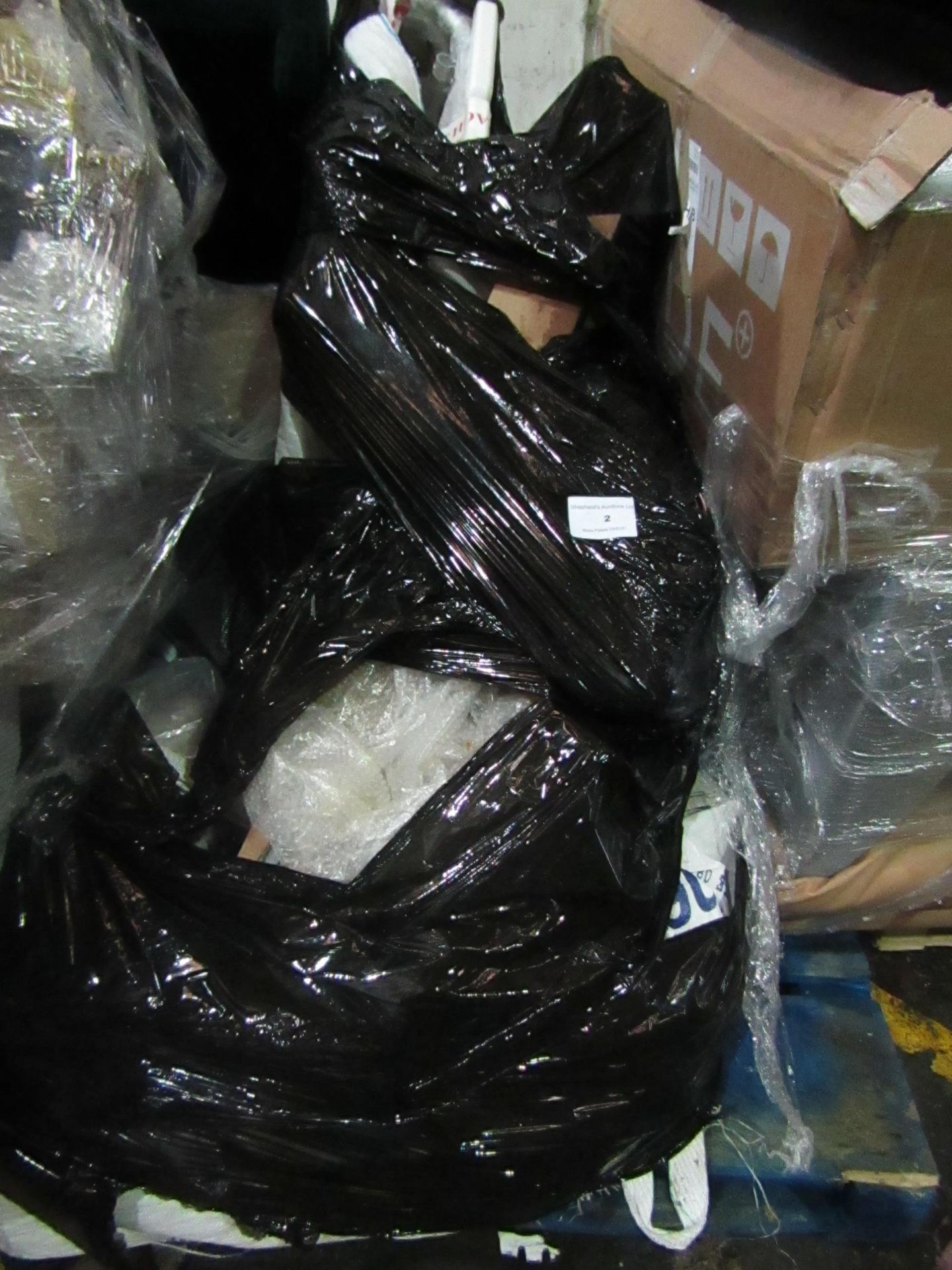 A Pallet of Mixed uncollected customer orders, unmanifested and we have no idea what is in this as