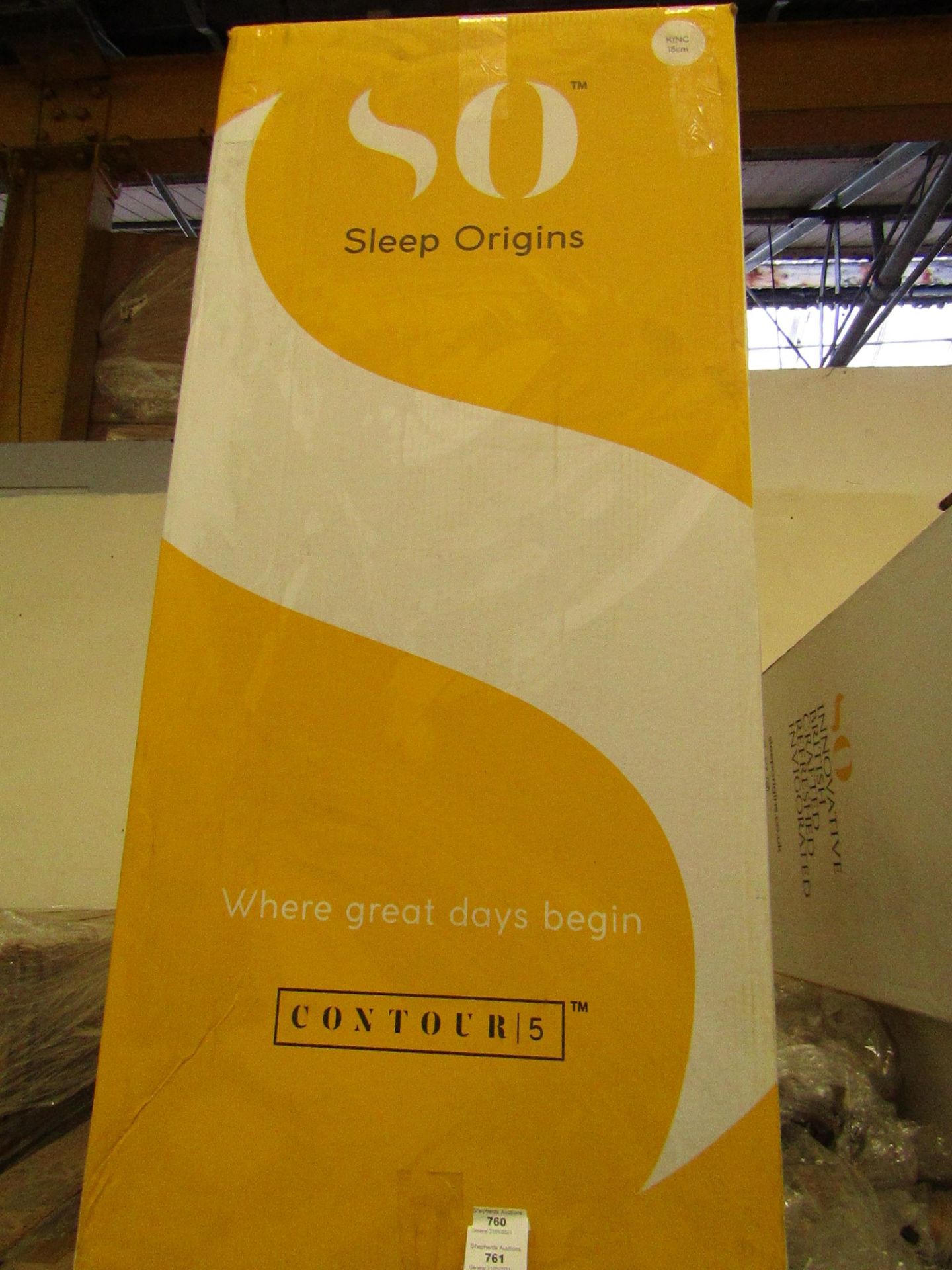 | 1X | SLEEP ORIGINS KING SIZE 15CM DEEP MATTRESS | NEW AND BOXED| NO ONLINE RESALE | RRP £499 |