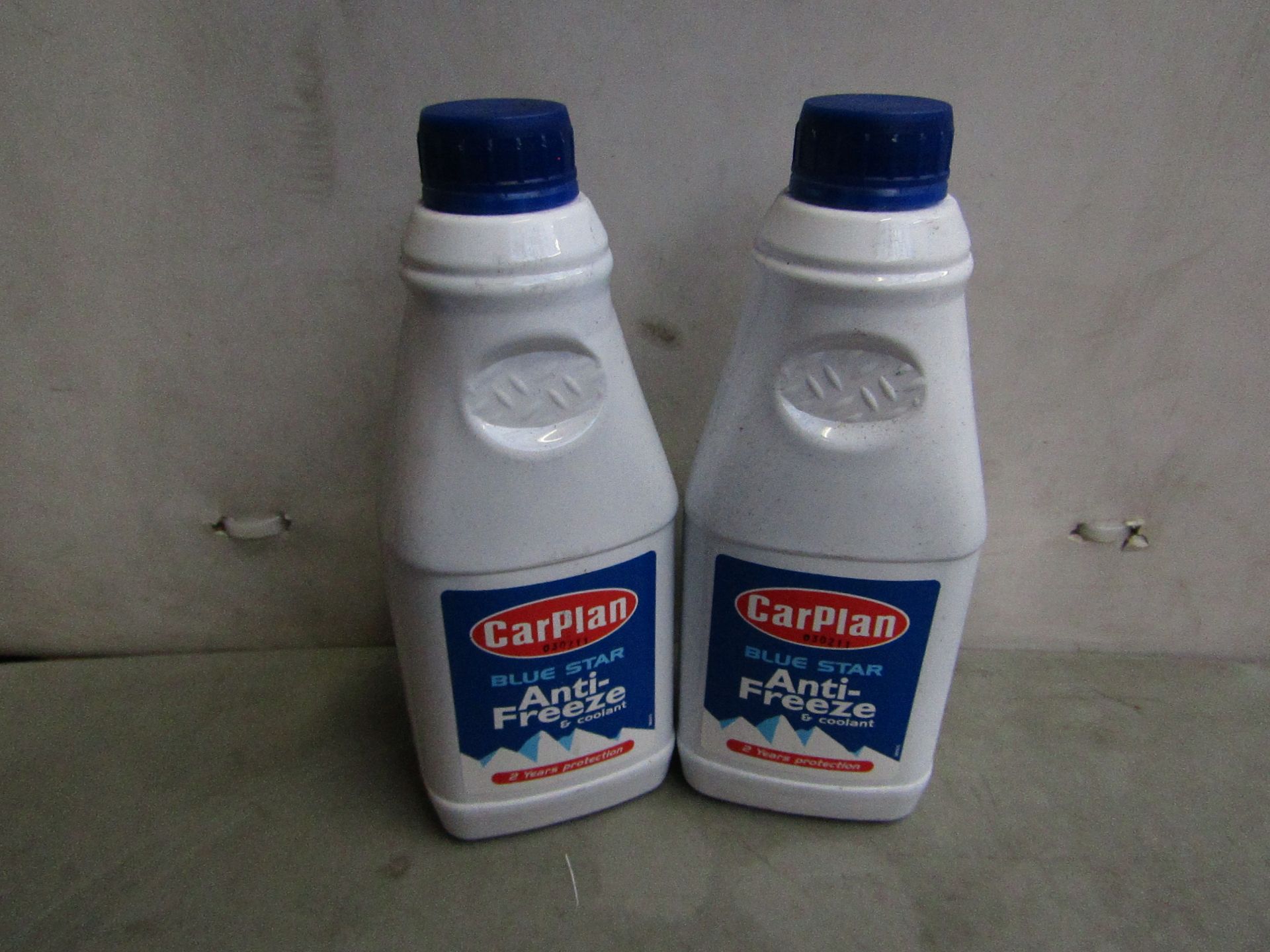 2x Carplan - Blue Star Anti-Freeze & Coolant - 1 Litres - Unused.