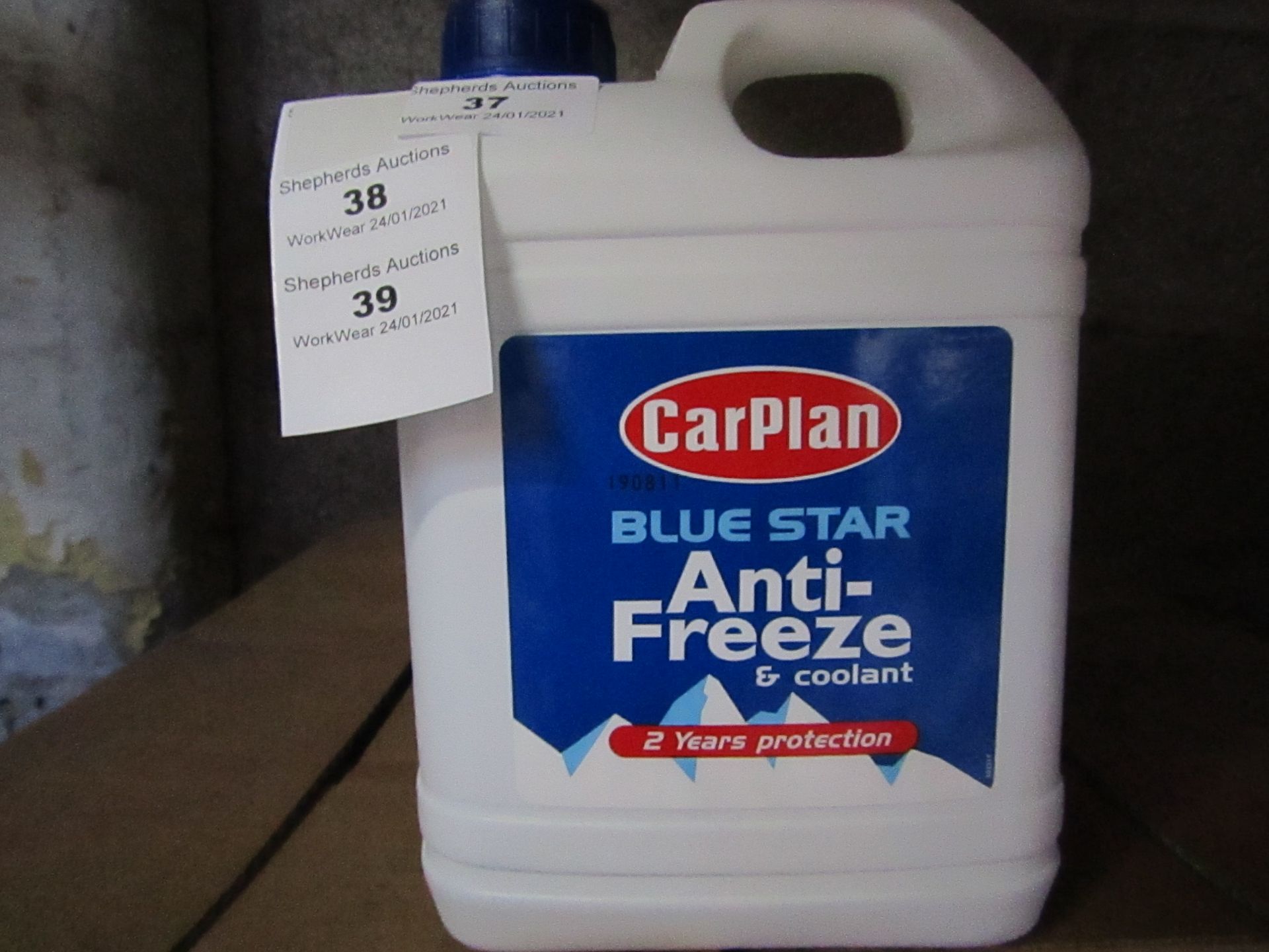 6x Carplan - Blue Star Anti-Freeze & Coolant - 2 Litres - Unused & Boxed.