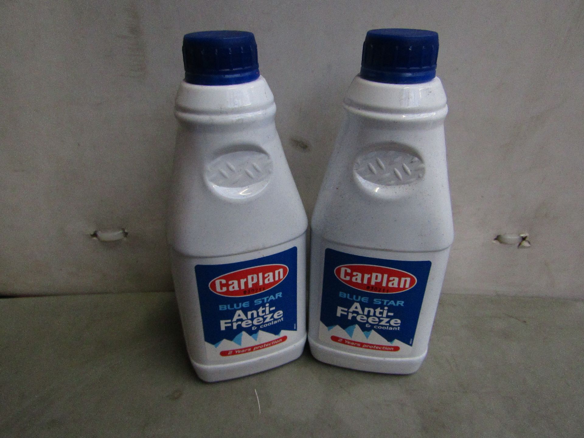 2x Carplan - Blue Star Anti-Freeze & Coolant - 1 Litres - Unused.