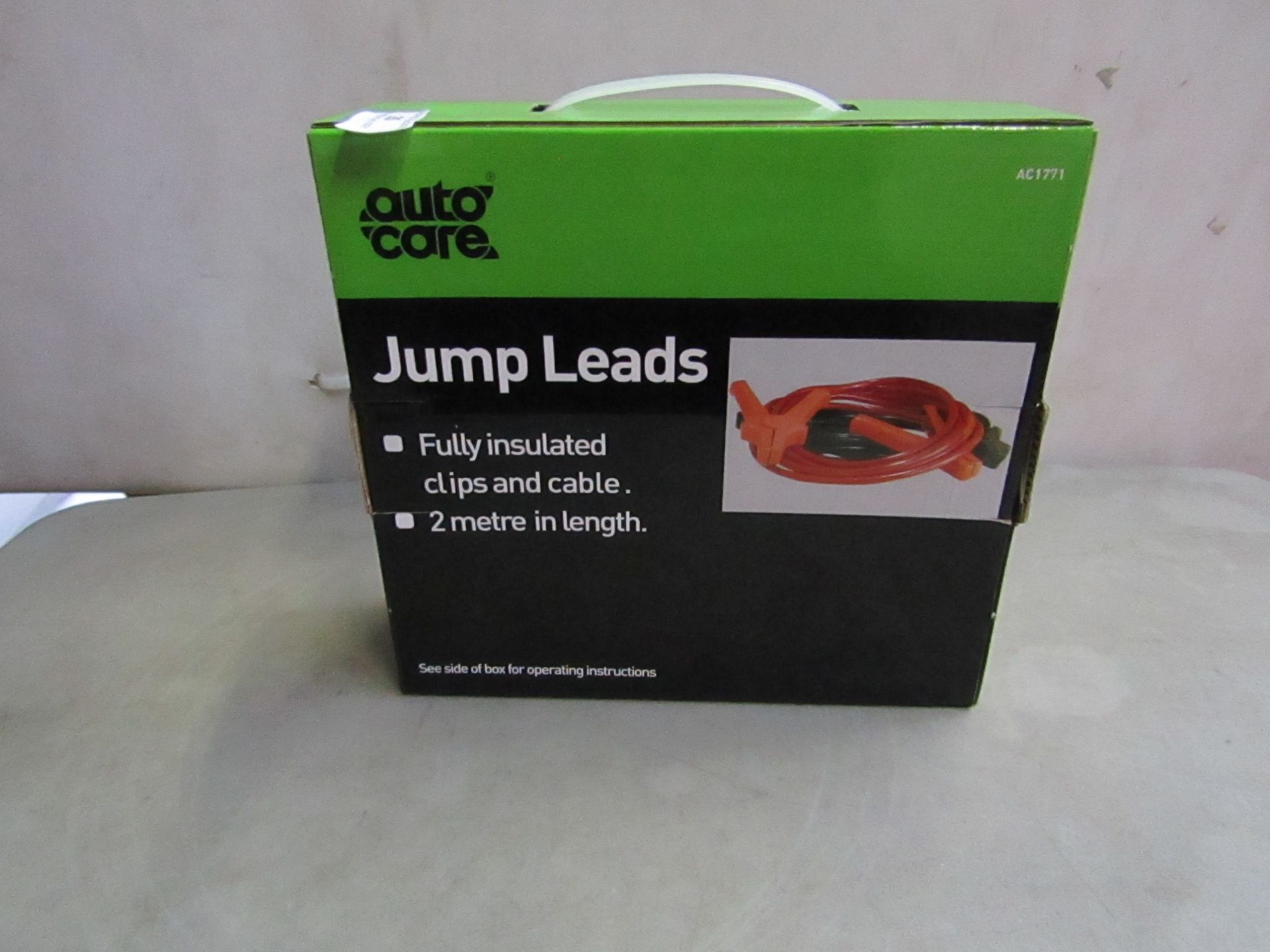 AutoCare - Jump Leads - Amperage Unspecified - Cable Length 2 Metres - Unused & Boxed.