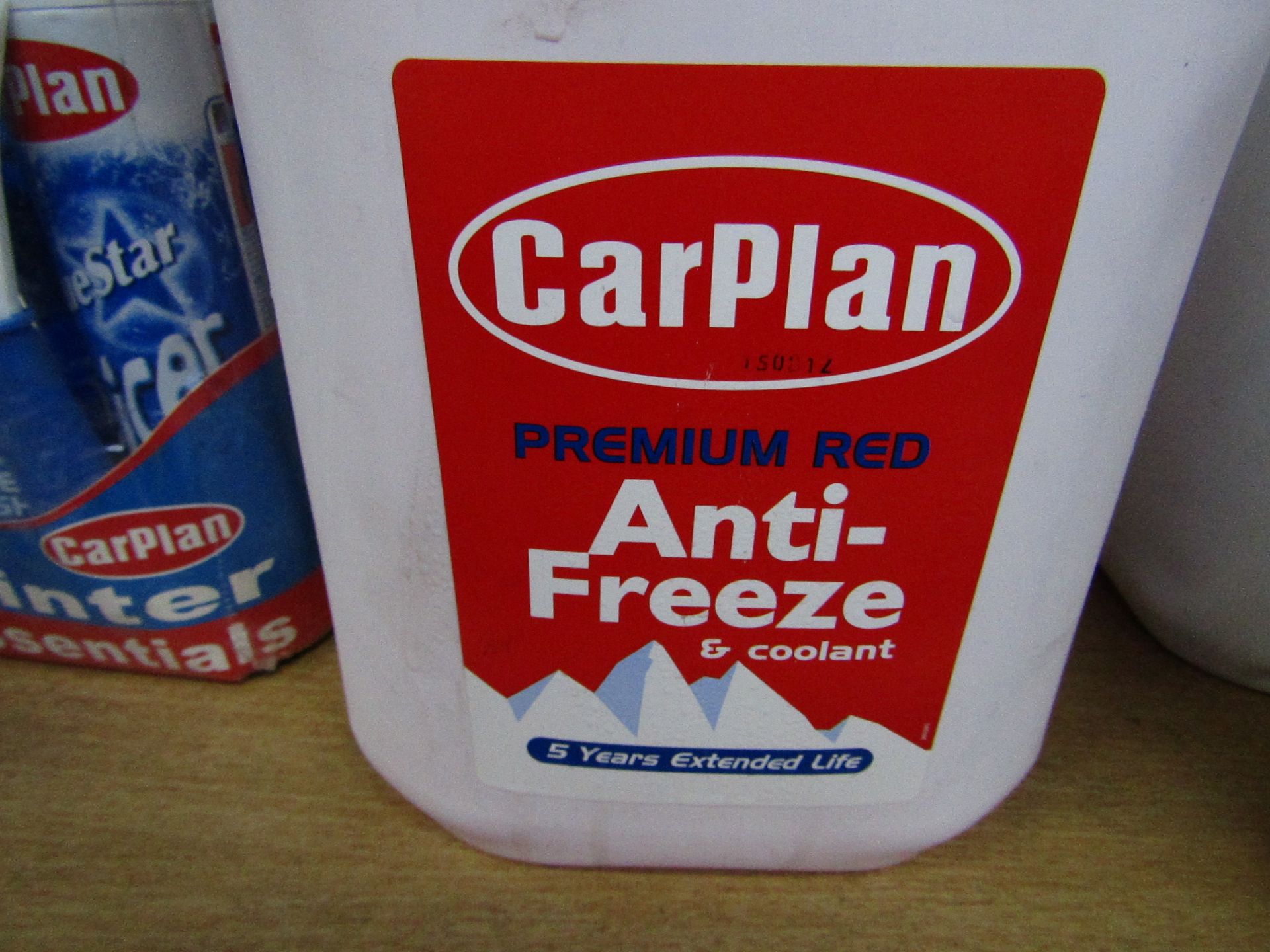 1x Carplan - Premium Red Anti-Freeze & Coolant - 5 Litres - Unused.