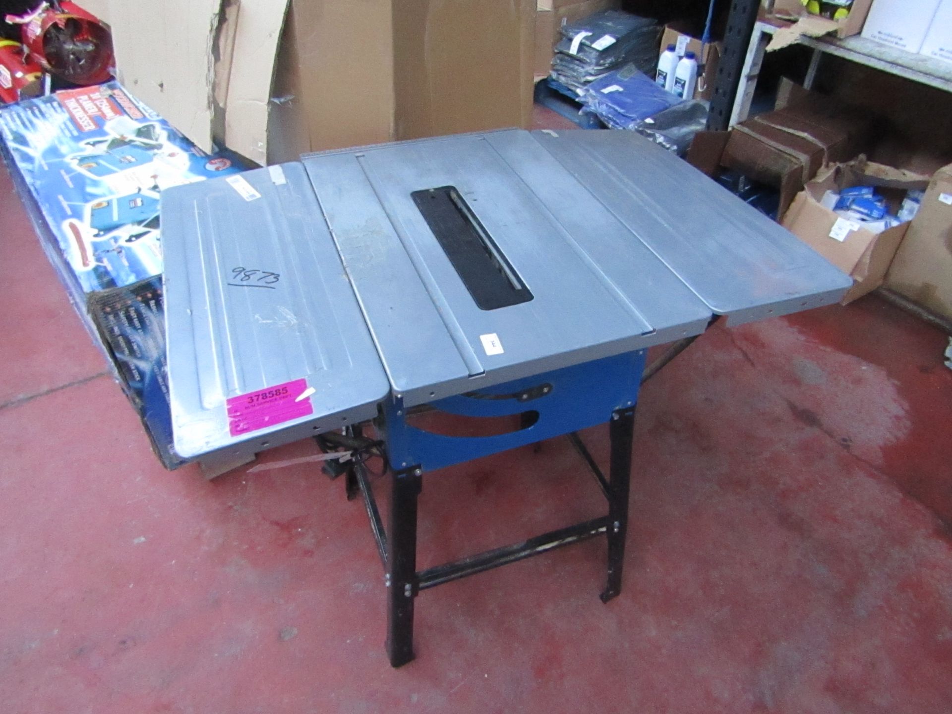Clarke CTS16 250mm Table Saw with Stand (230V)Please note, the condition of this lot may vary
