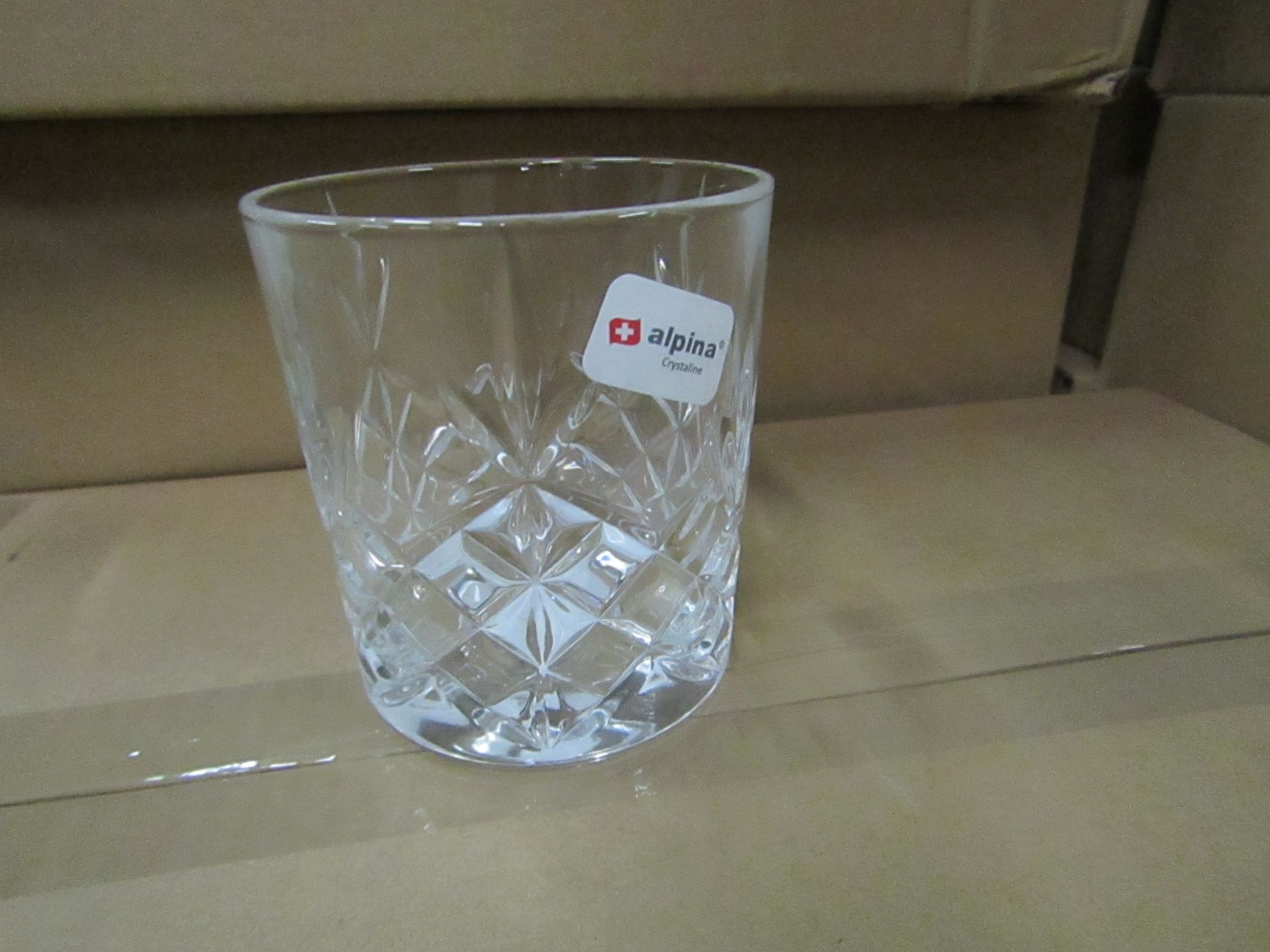 12x 300ML glass tumblers, New & Boxed