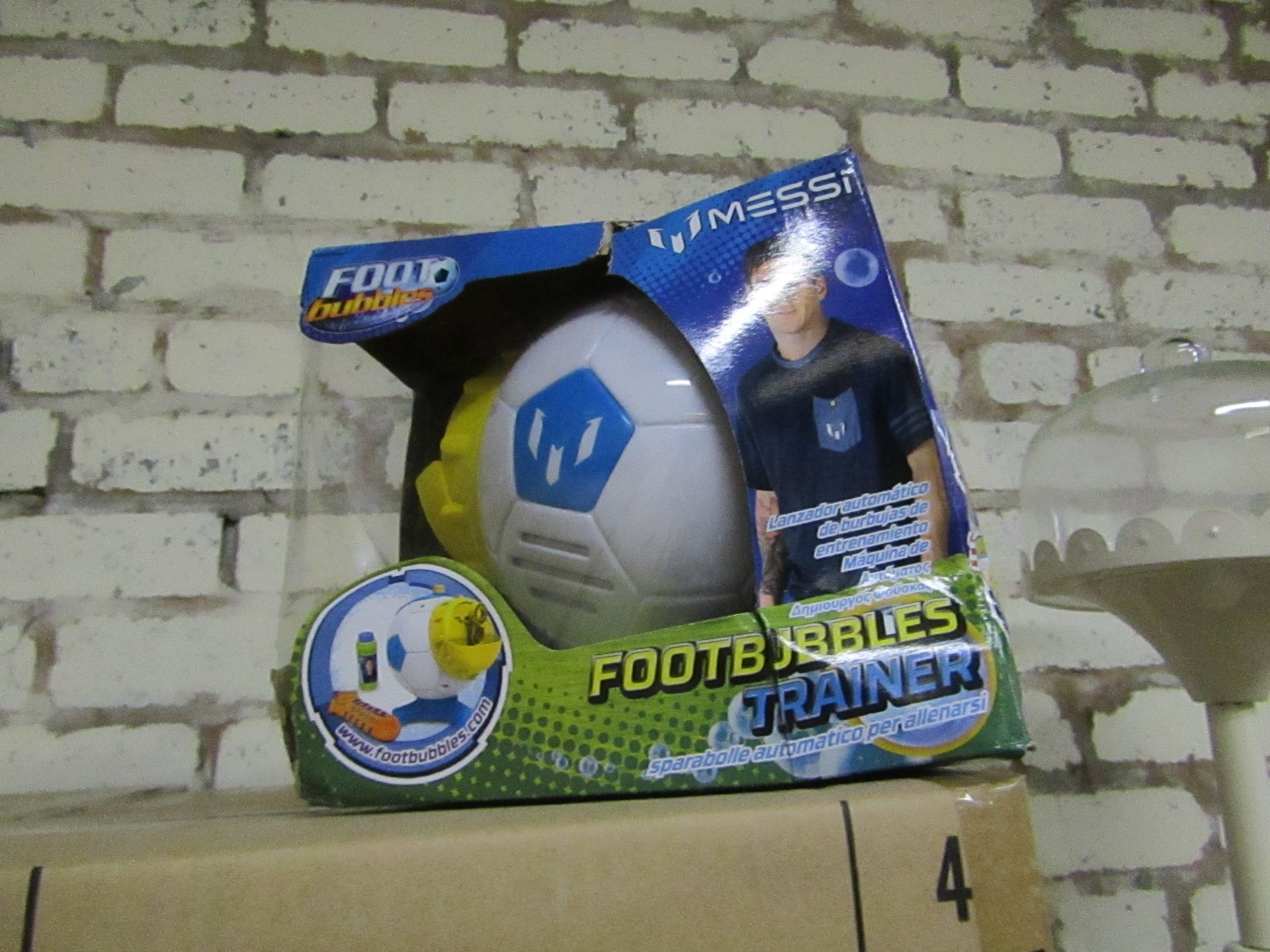 4x Messi Footbubbles trainer - looks Unused & Boxed.