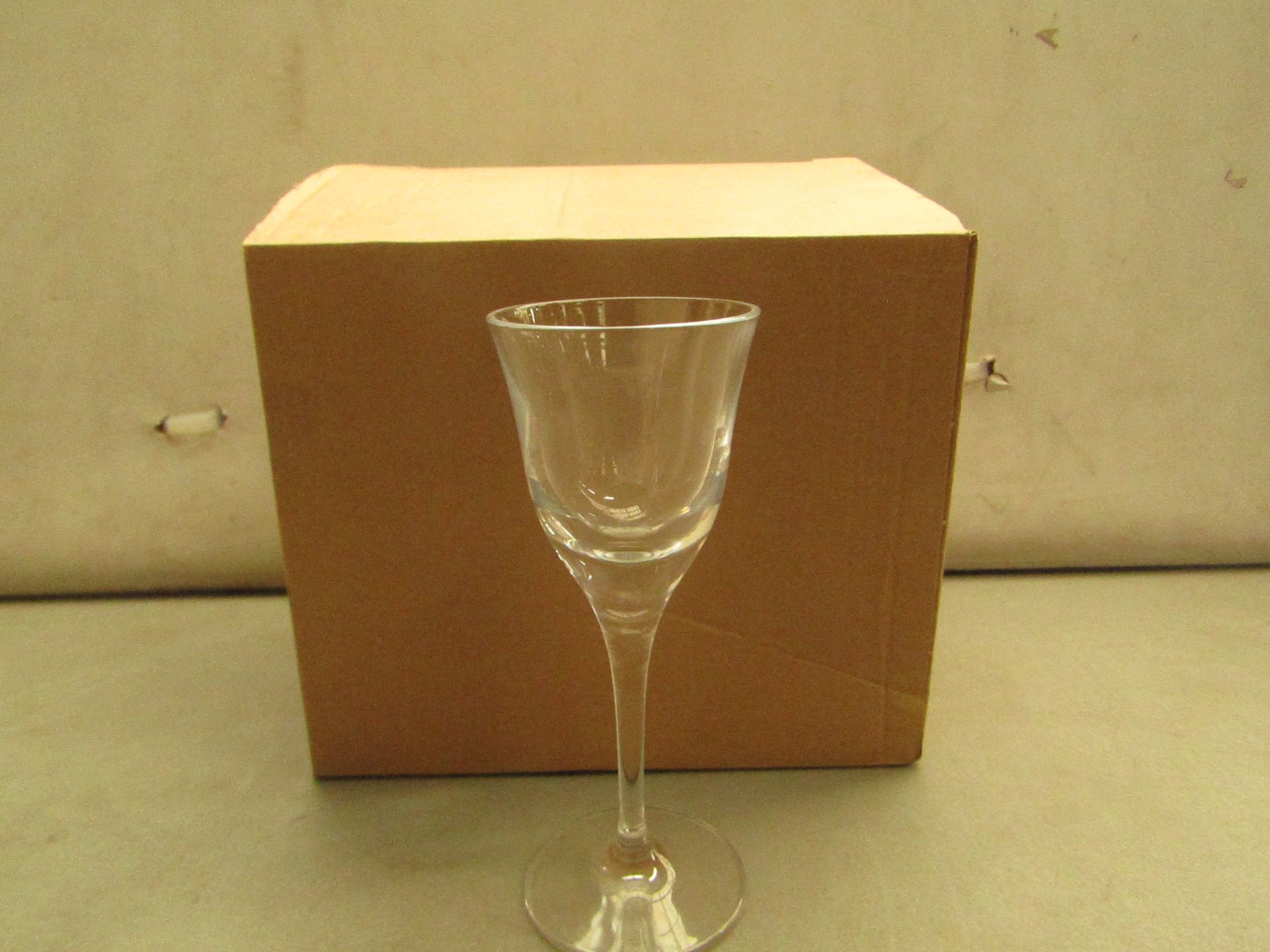 2x Long Stem Glasses (Box of 6) - New & Boxed.