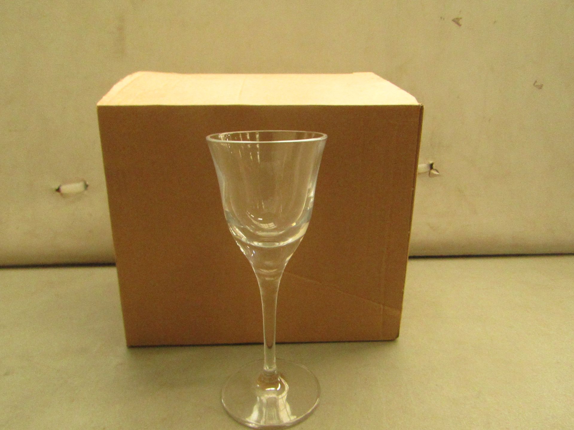 2x Long Stem Glasses (Box of 6) - New & Boxed.