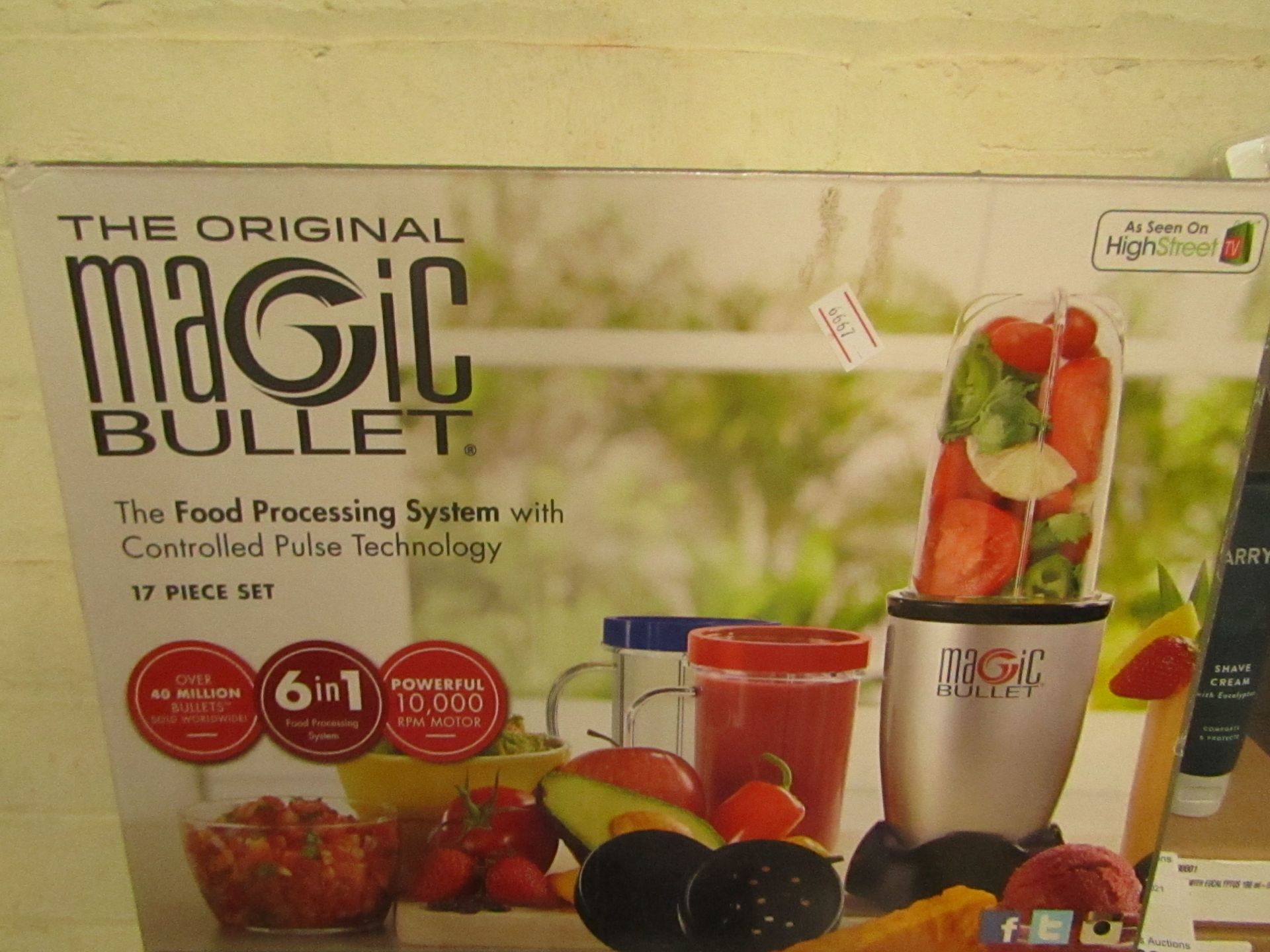 The Magic Bullet, unchecked and boxed.