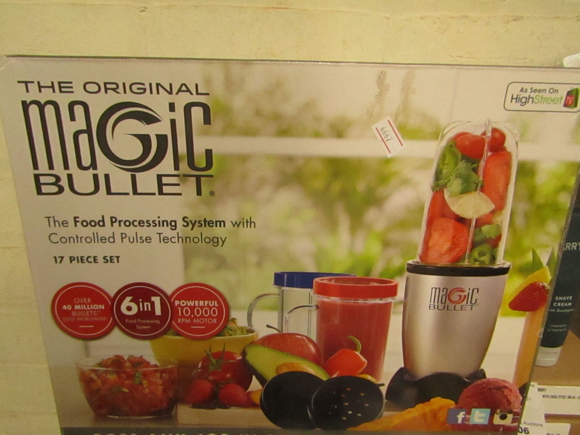 The Magic Bullet, unchecked and boxed.