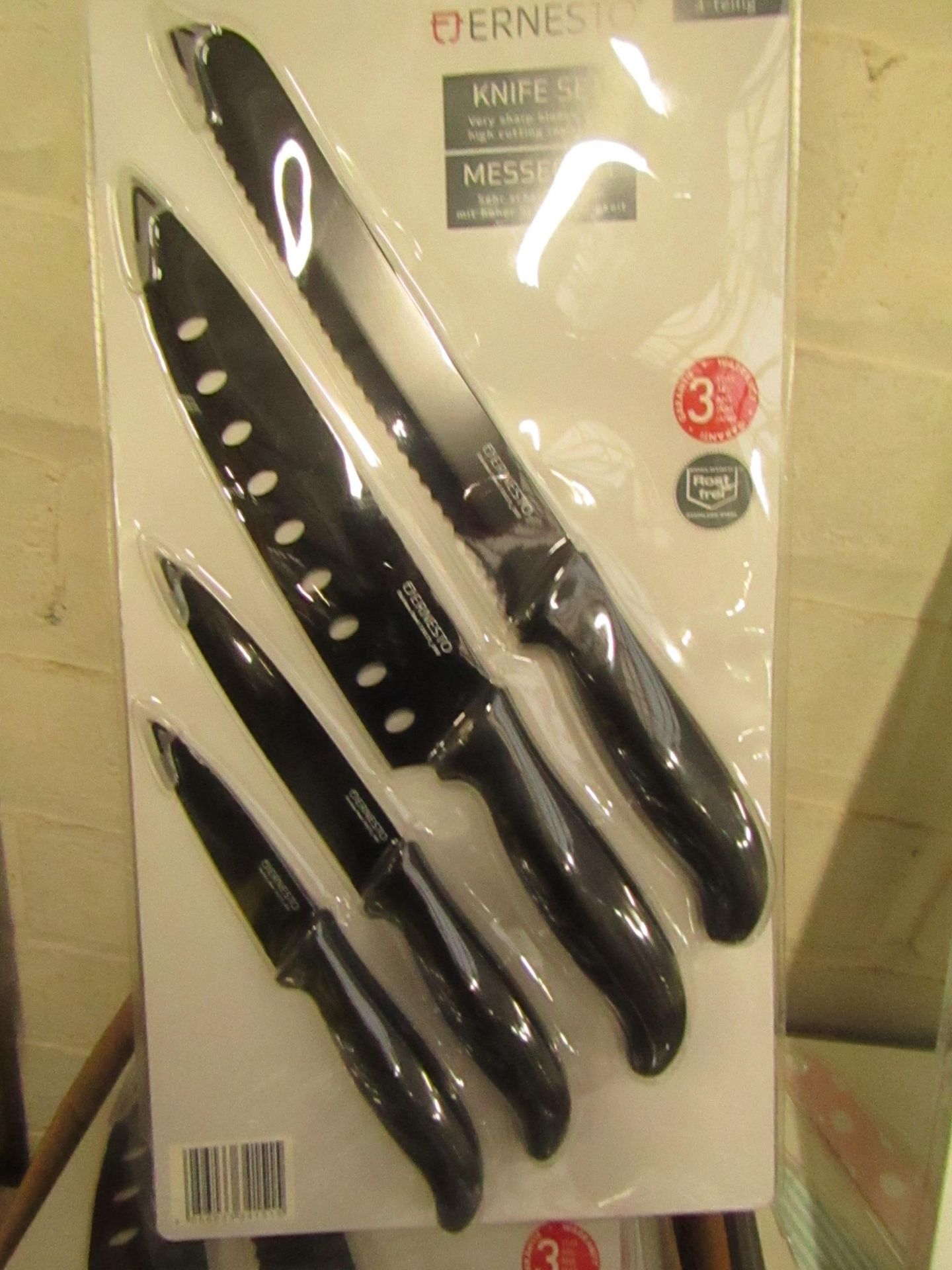 Ernesto 4 piece knife set, new and packaged.